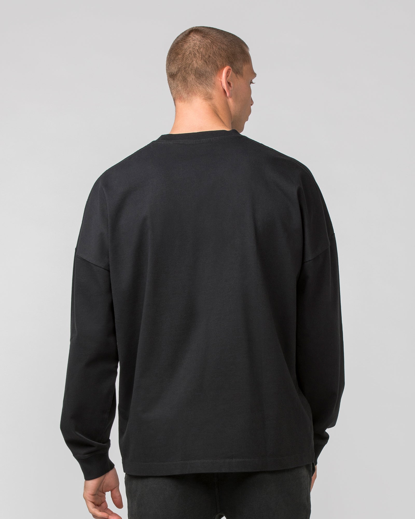 Worldwide Long Sleeve Tee - Black