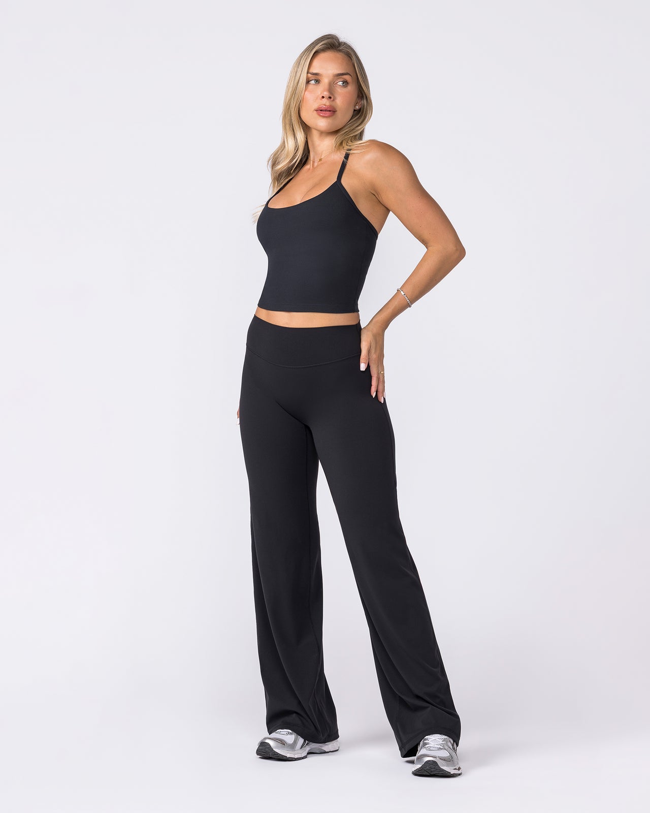 Stride Bra Tank - Black-Singlets & Tanks-XXS-042613BLK-XXS-MNAPPRL50144-6-Muscle Nation