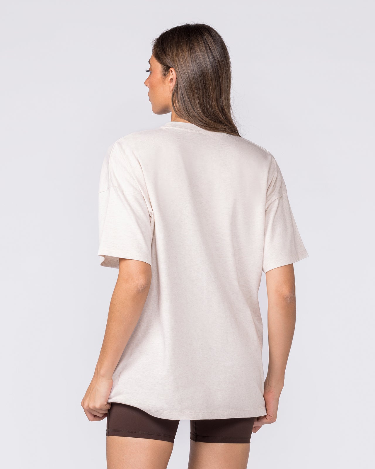 Studio Oversized Tee - Dew Marl-T-Shirts-XXS-032616DEWMRL-XXS-MNAPPRL49404-2-Muscle Nation