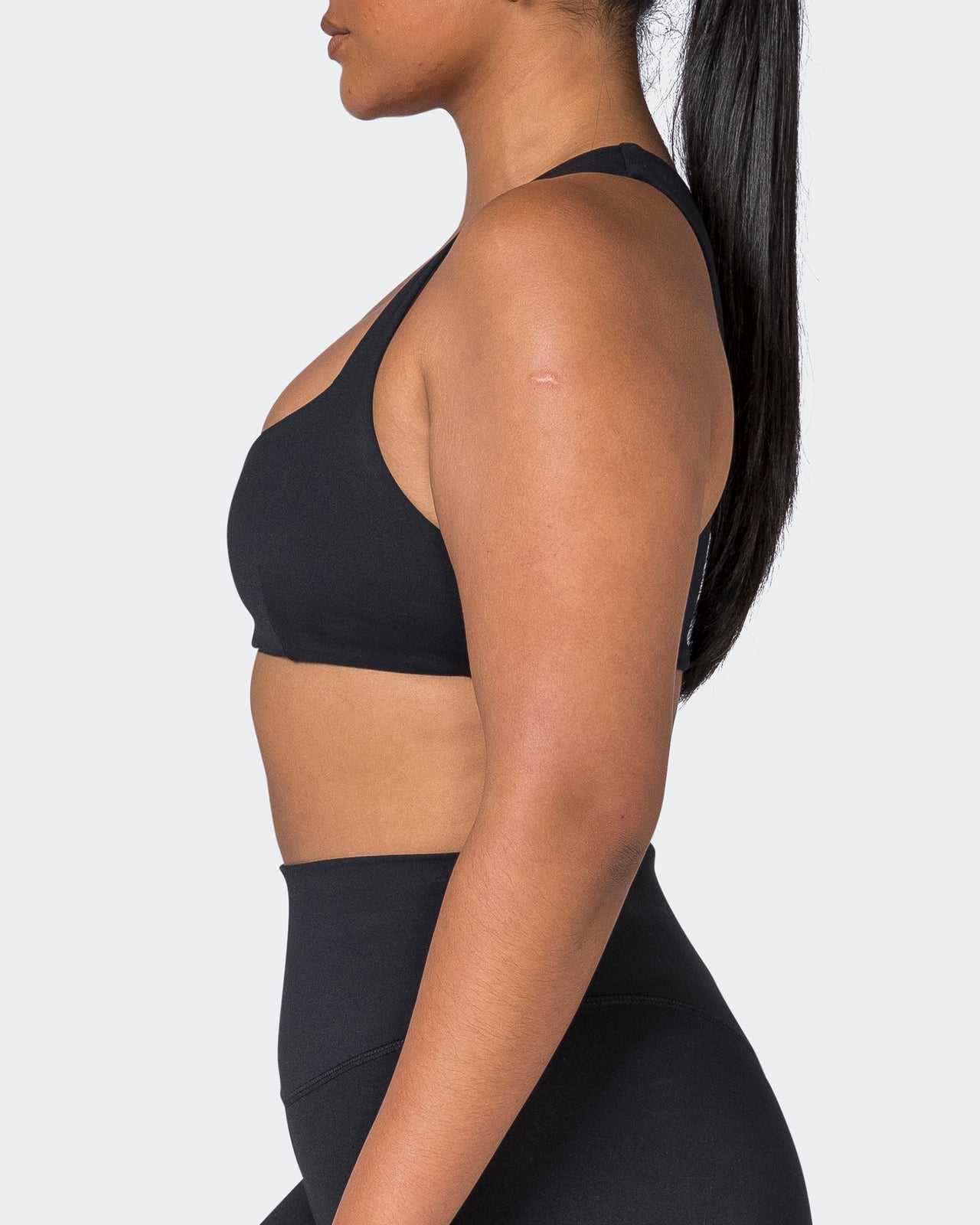 Pulse Bralette Black - Muscle Nation women's bralette, view 4
