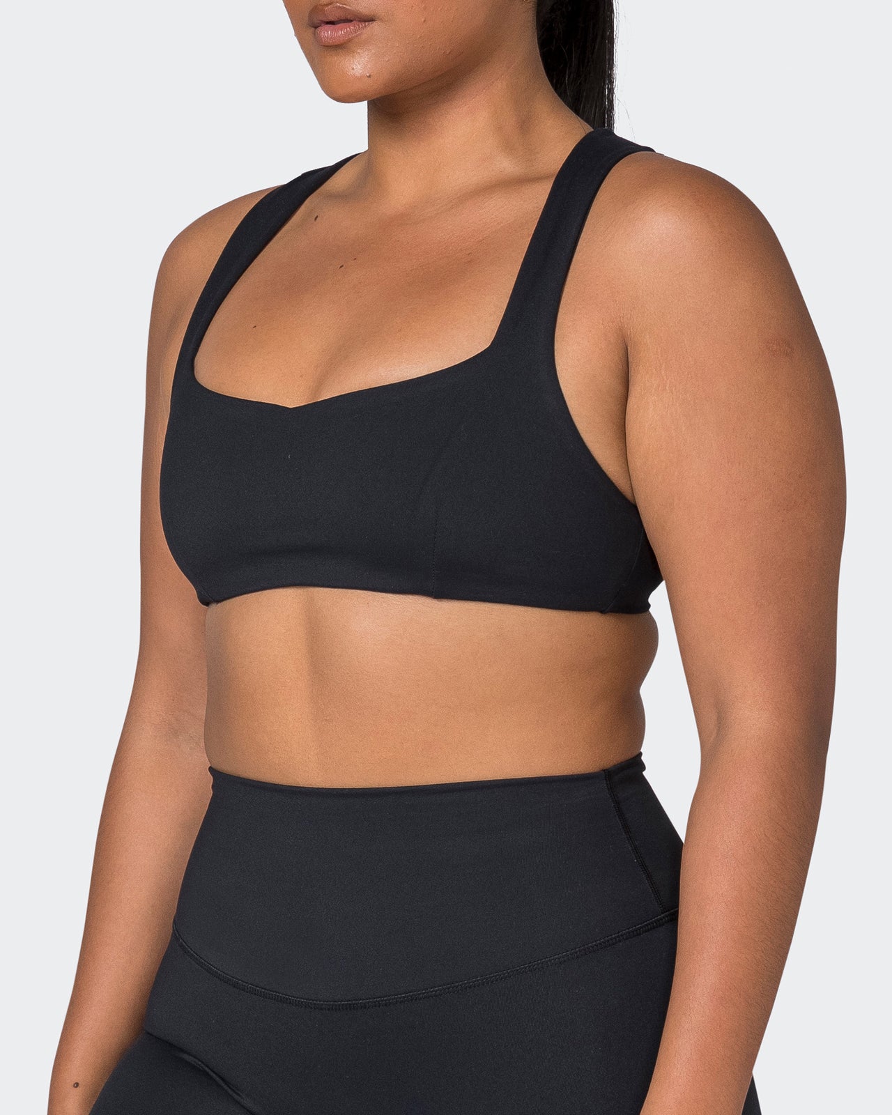 Pulse Bralette Black - Muscle Nation women's bralette, view 3