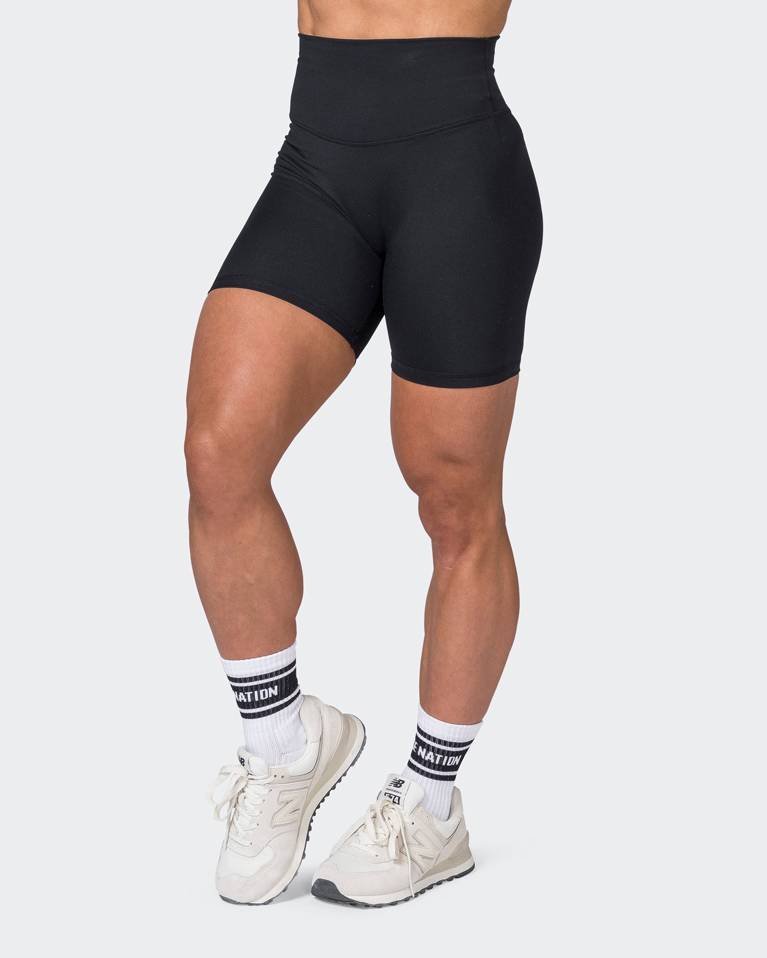 Ultra Signature Bike Shorts - Black-Shorts-XXS-052305BLK-XXS-MNAPPRL24594-3-Muscle Nation