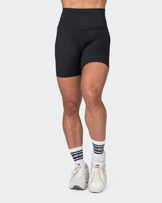 Ultra Signature Bike Shorts - Black-Shorts-XXS-052305BLK-XXS-MNAPPRL24594-2-Muscle Nation
