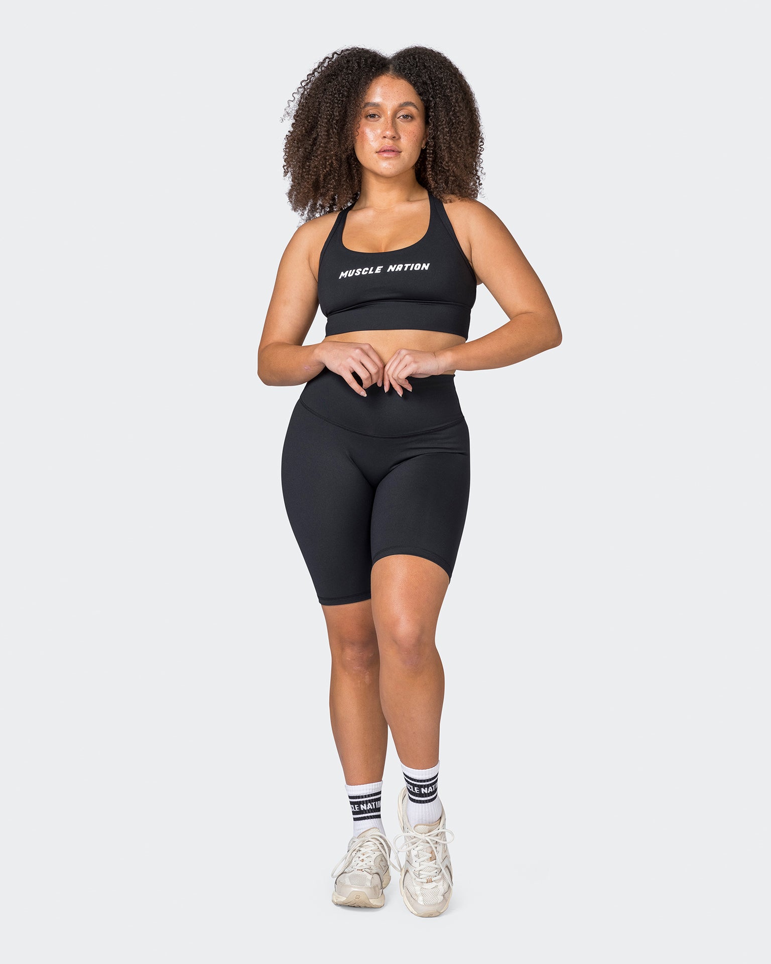 Ultra Signature Referee Length Shorts - Black-Shorts-XXS-052306BLK-XXS-MNAPPRL24657-7-Muscle Nation