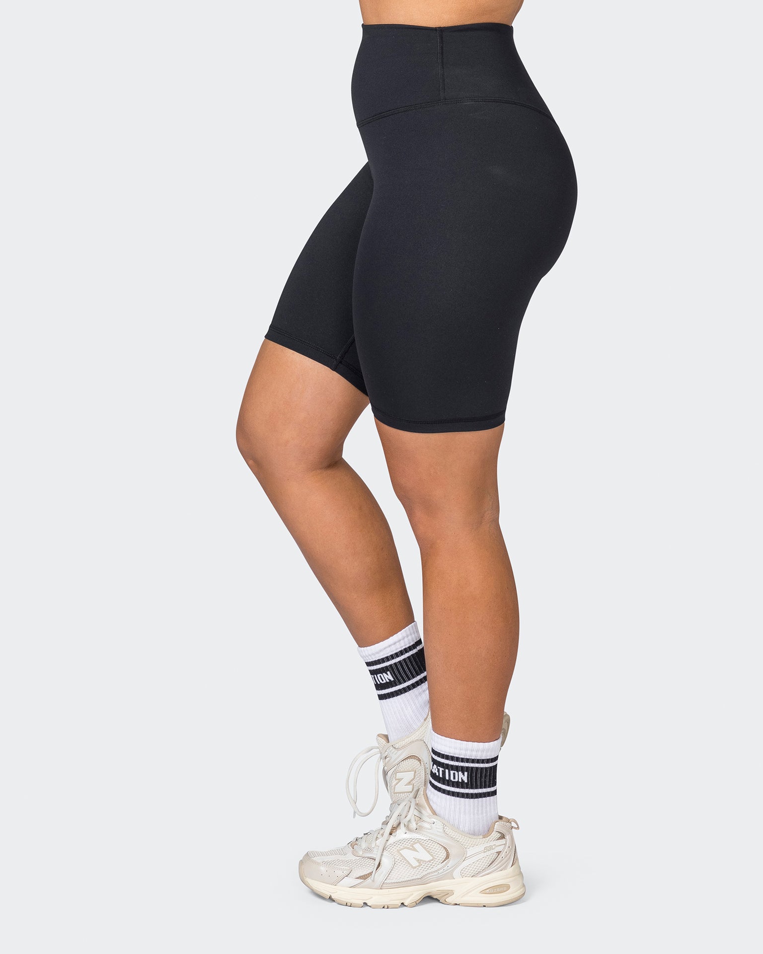 Ultra Signature Referee Length Shorts - Black-Shorts-XXS-052306BLK-XXS-MNAPPRL24657-4-Muscle Nation