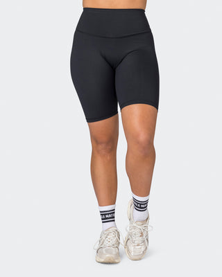 Ultra Signature Referee Length Shorts - Black-Shorts-XXS-052306BLK-XXS-MNAPPRL24657-2-Muscle Nation