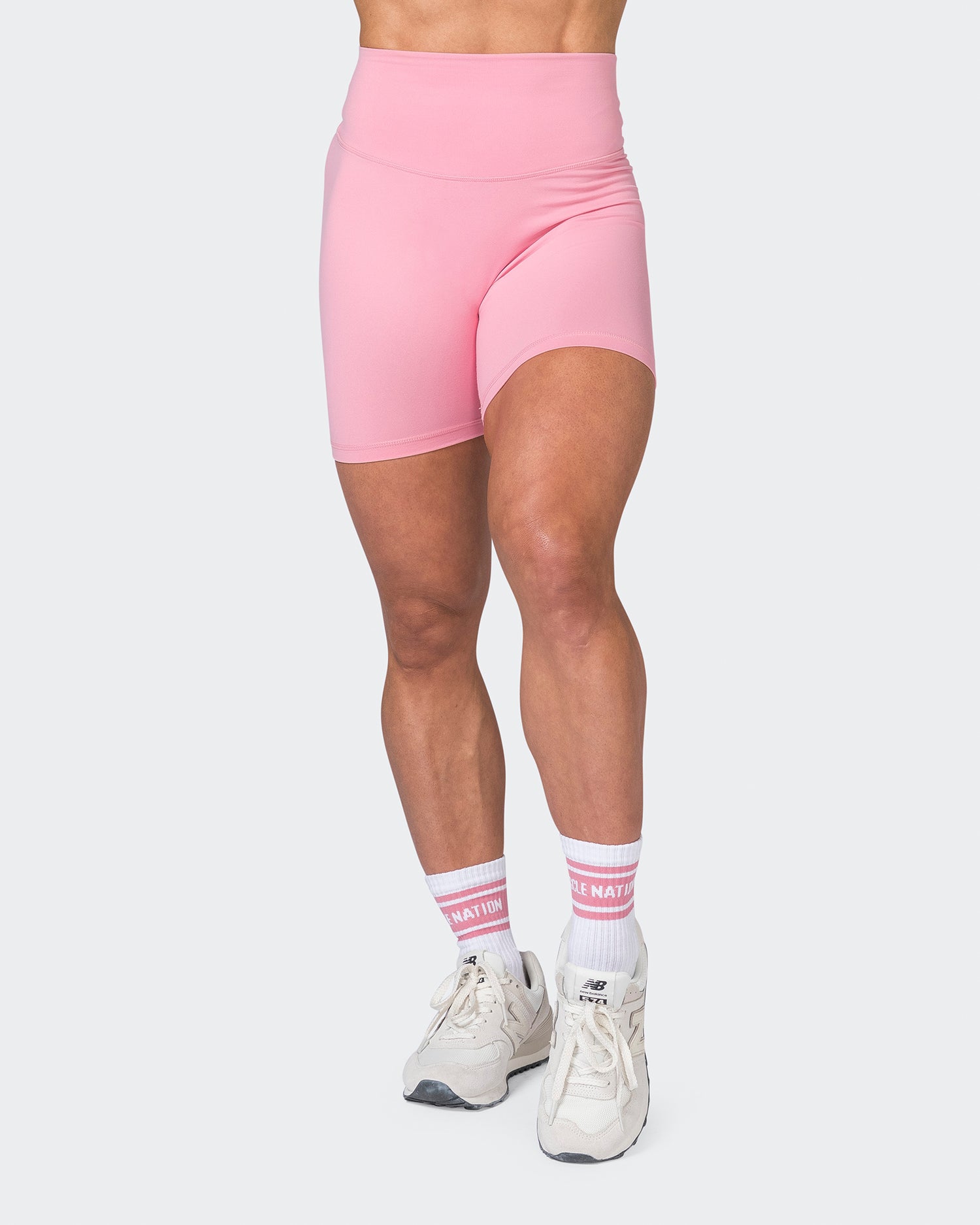 Ultra Signature Bike Shorts - Strawberry Pink