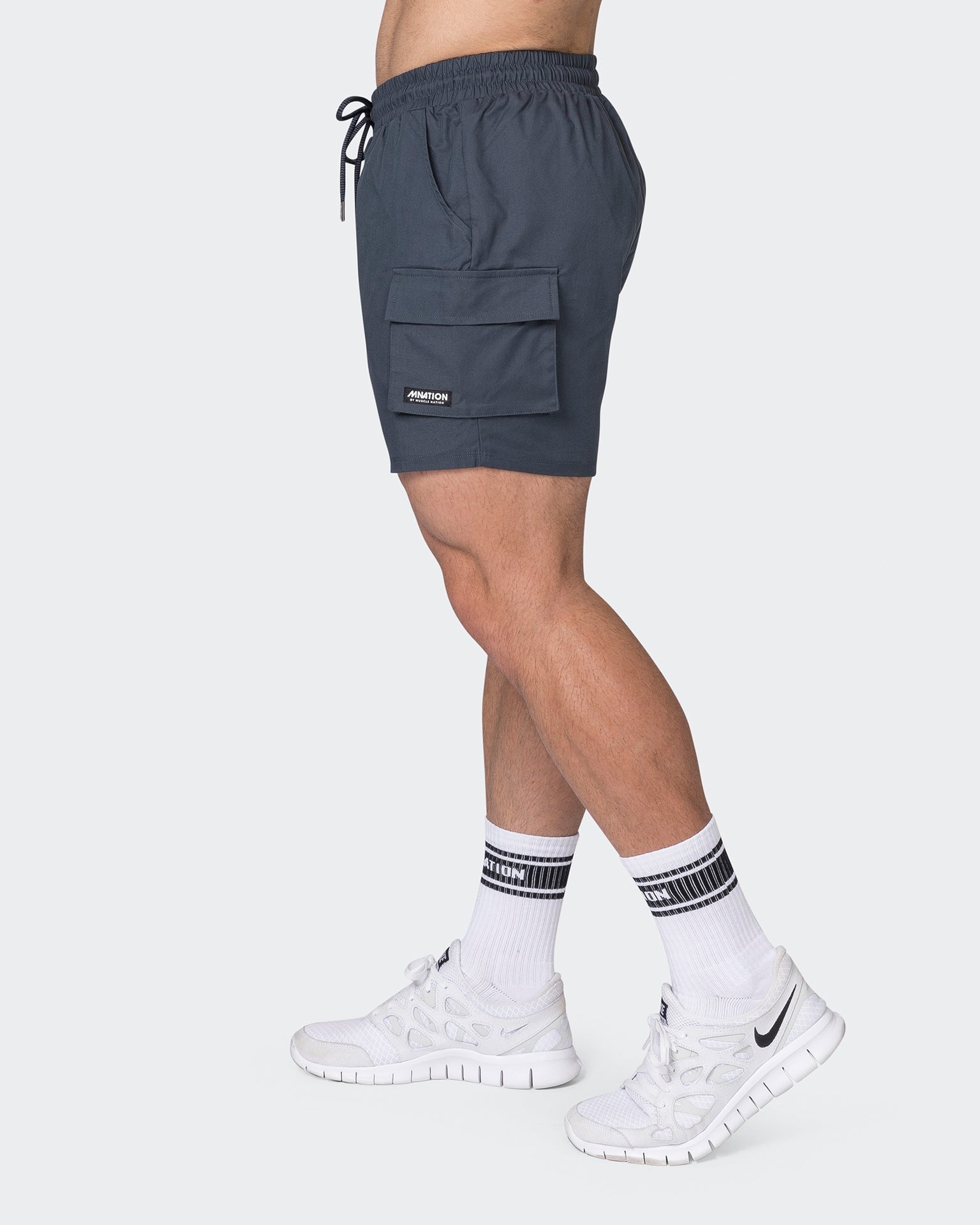 Daily Cargo 5" Shorts - Thunder-Shorts-S-042346THNDR-S-MNAPPRL24168-4-Muscle Nation