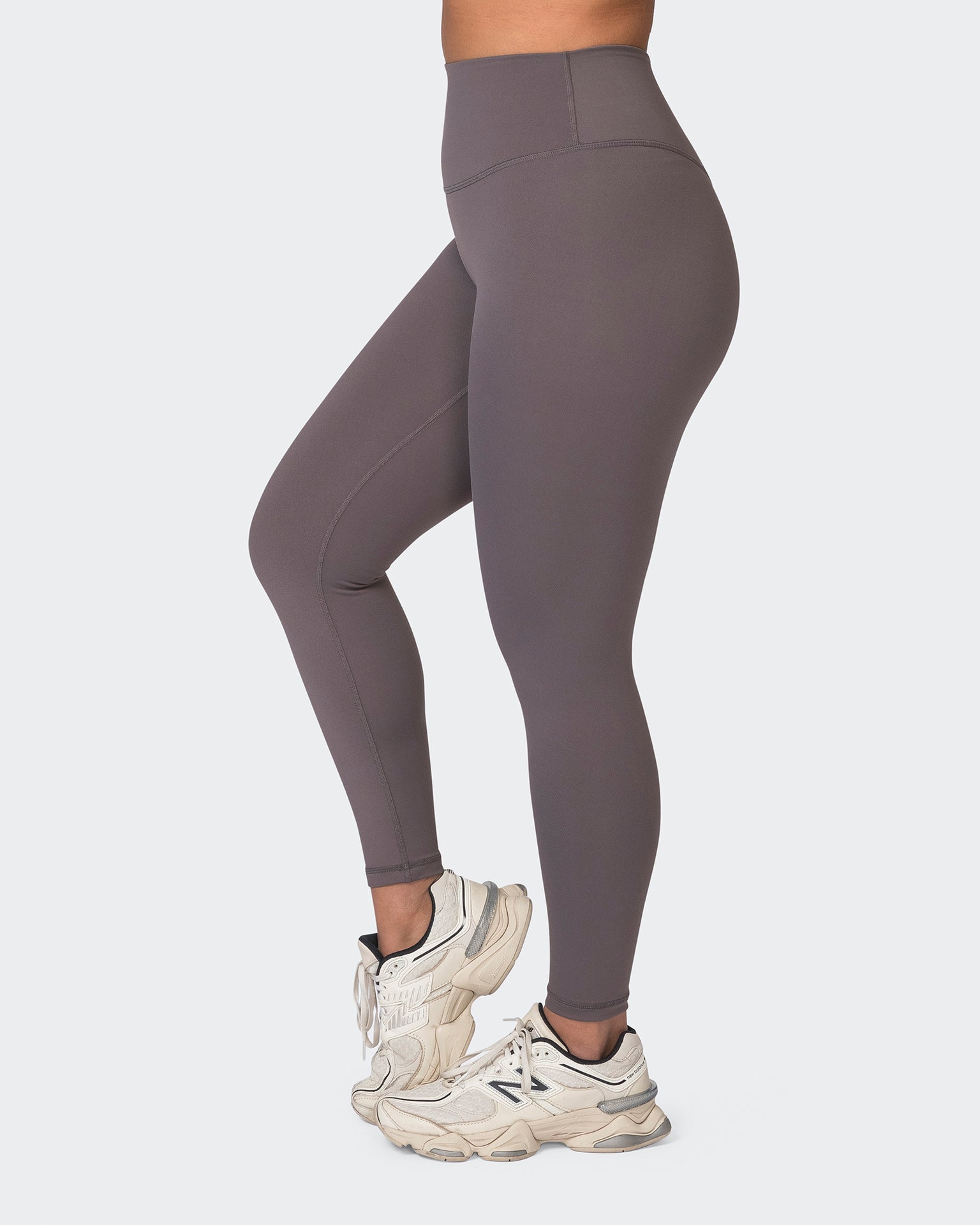 Ultra Signature Ankle Length Leggings - Peppercorn-Leggings-XXS-052304PPCRN-XXS-MNAPPRL24558-4-Muscle Nation