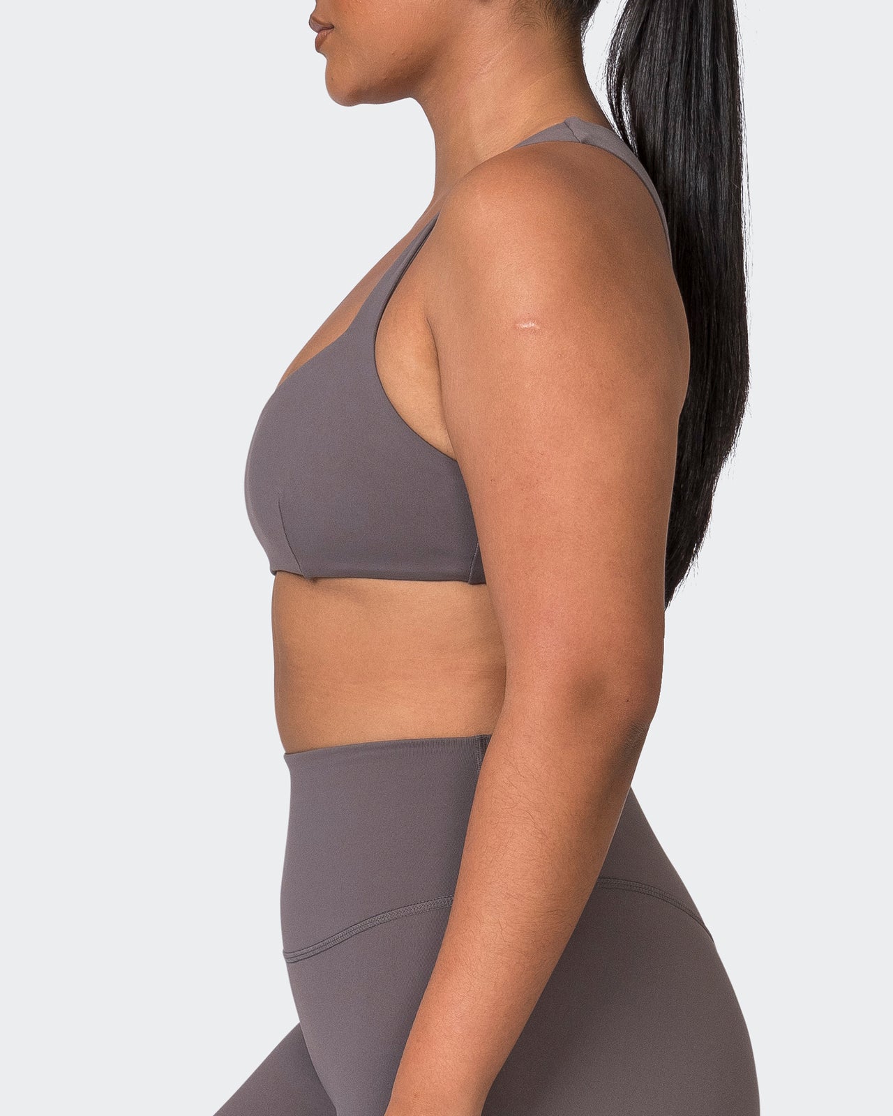 Pulse Bralette Peppercorn - Muscle Nation women's bralette, view 4