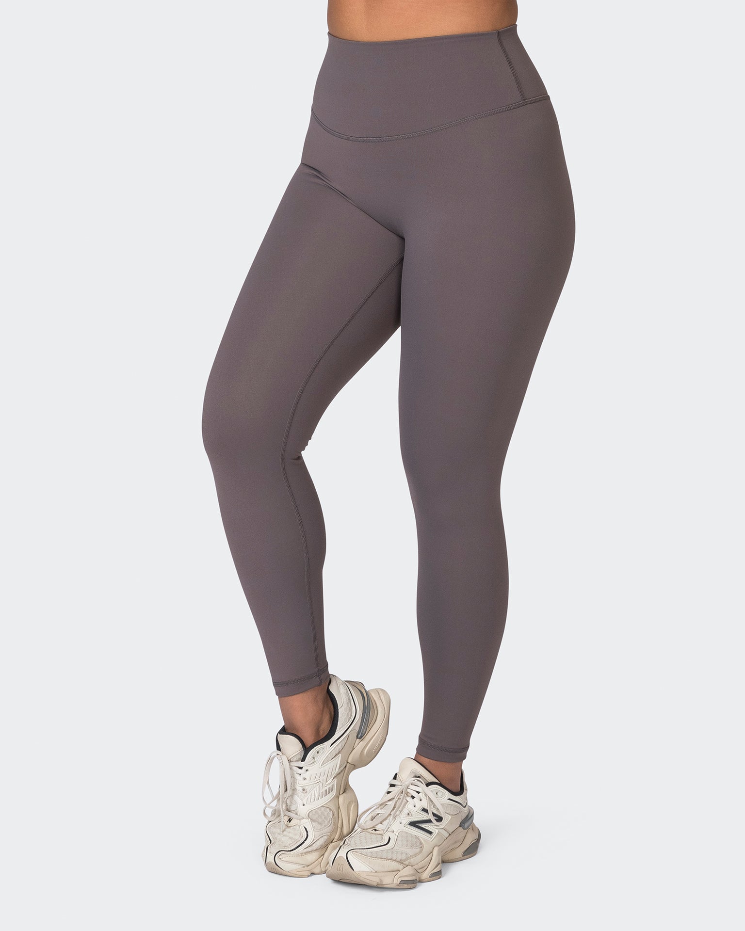 Ultra Signature Ankle Length Leggings - Peppercorn-Leggings-XXS-052304PPCRN-XXS-MNAPPRL24558-3-Muscle Nation