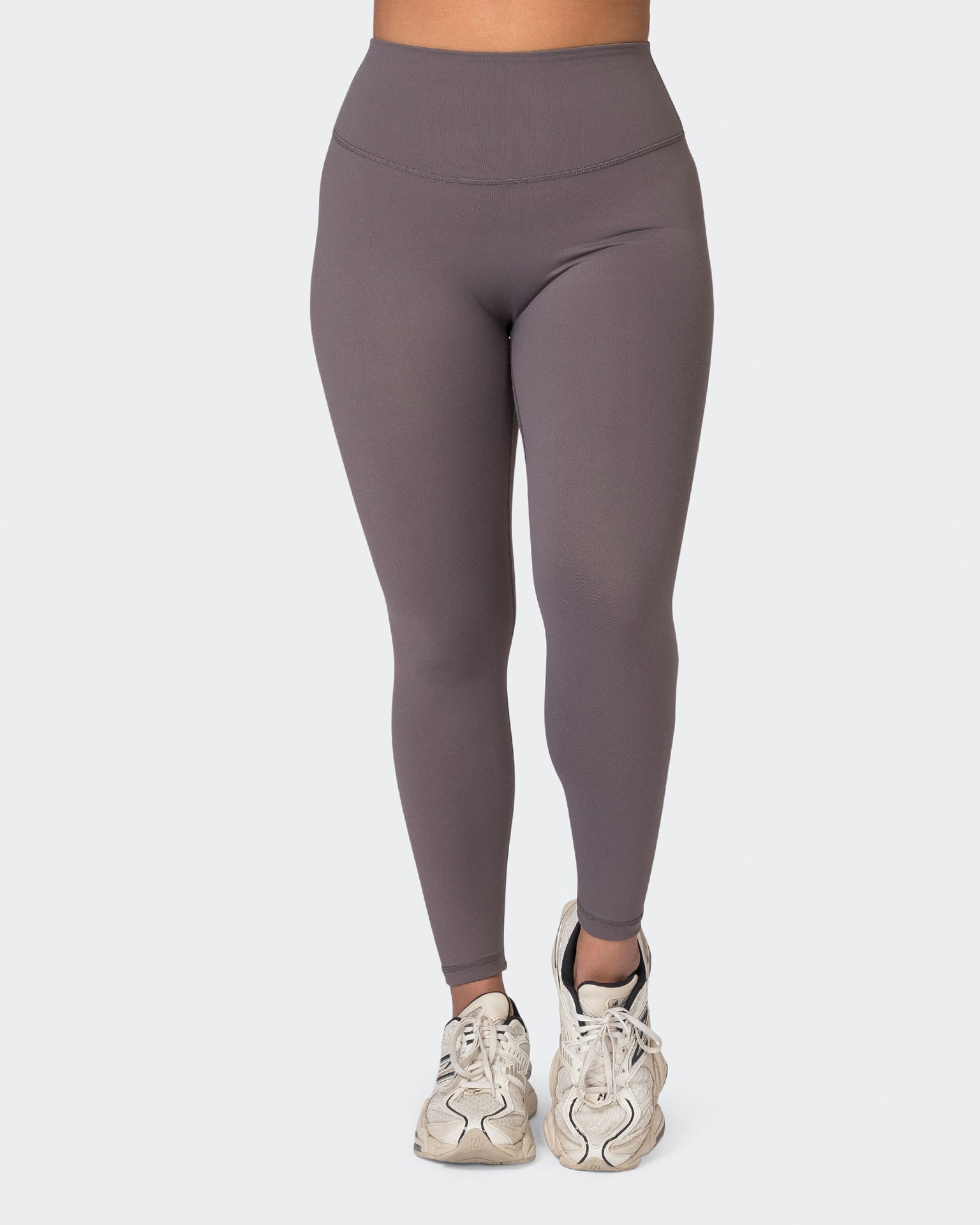 Ultra Signature Ankle Length Leggings - Peppercorn-Leggings-XXS-052304PPCRN-XXS-MNAPPRL24558-2-Muscle Nation