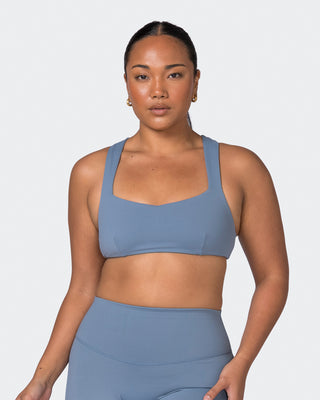 Pulse Bralette - Stone Blue-Bralettes-XS-052302STNBLU-XS-MNAPPRL24452-1-Muscle Nation