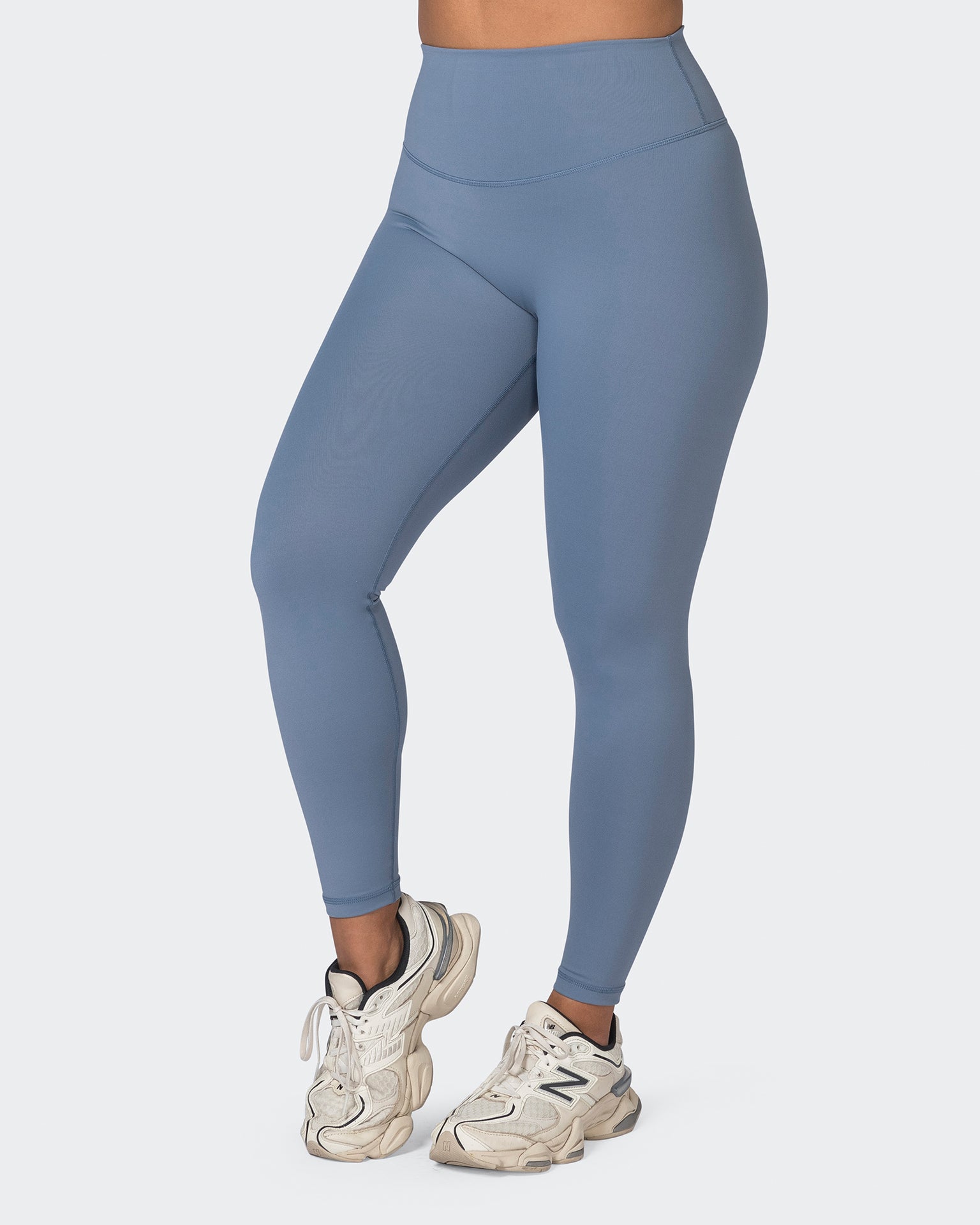 Ultra Signature Ankle Length Leggings - Stone Blue-Leggings-XXS-052304STNBLU-XXS-MNAPPRL24567-3-Muscle Nation