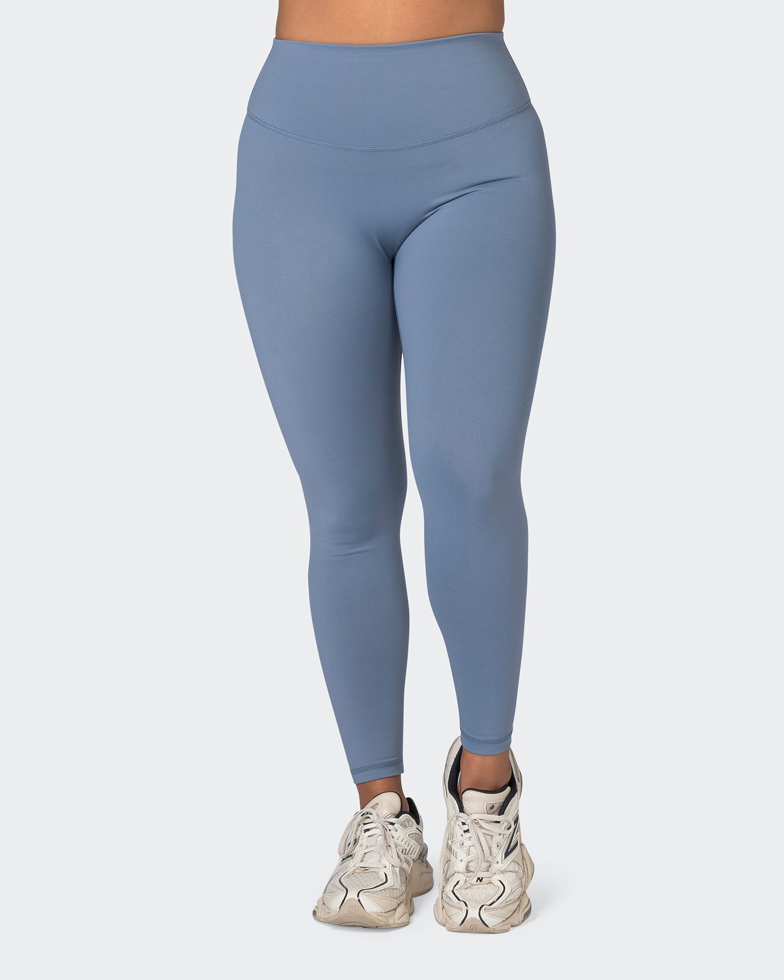 Ultra Signature Ankle Length Leggings - Stone Blue-Leggings-XXS-052304STNBLU-XXS-MNAPPRL24567-2-Muscle Nation