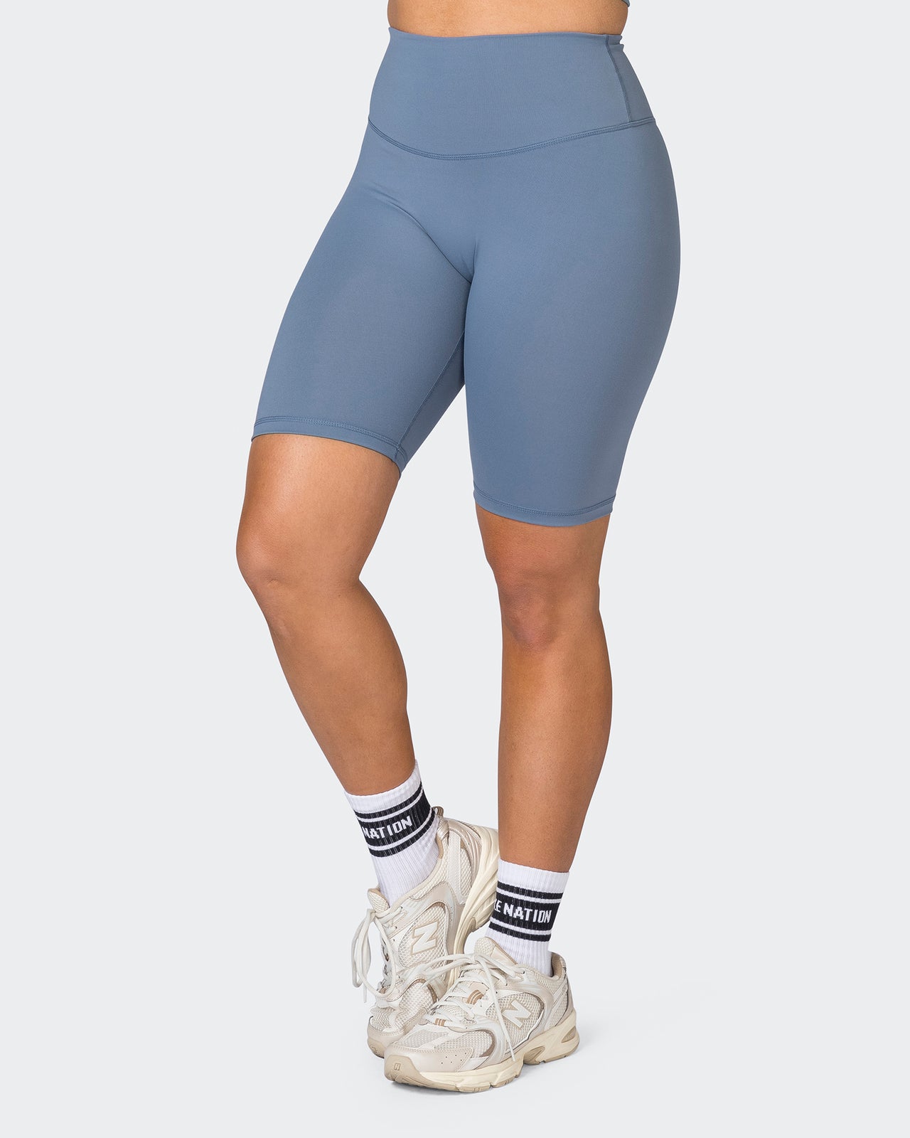 Ultra Signature Referee Length Shorts - Stone Blue-Shorts-XXS-052306STNBLU-XXS-MNAPPRL24684-3-Muscle Nation