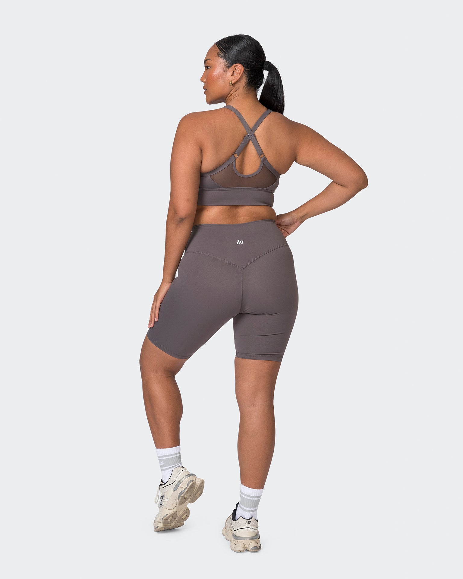 Ultra Signature Referee Length Shorts - Peppercorn-Shorts-XXS-052306PPCRN-XXS-MNAPPRL24675-7-Muscle Nation