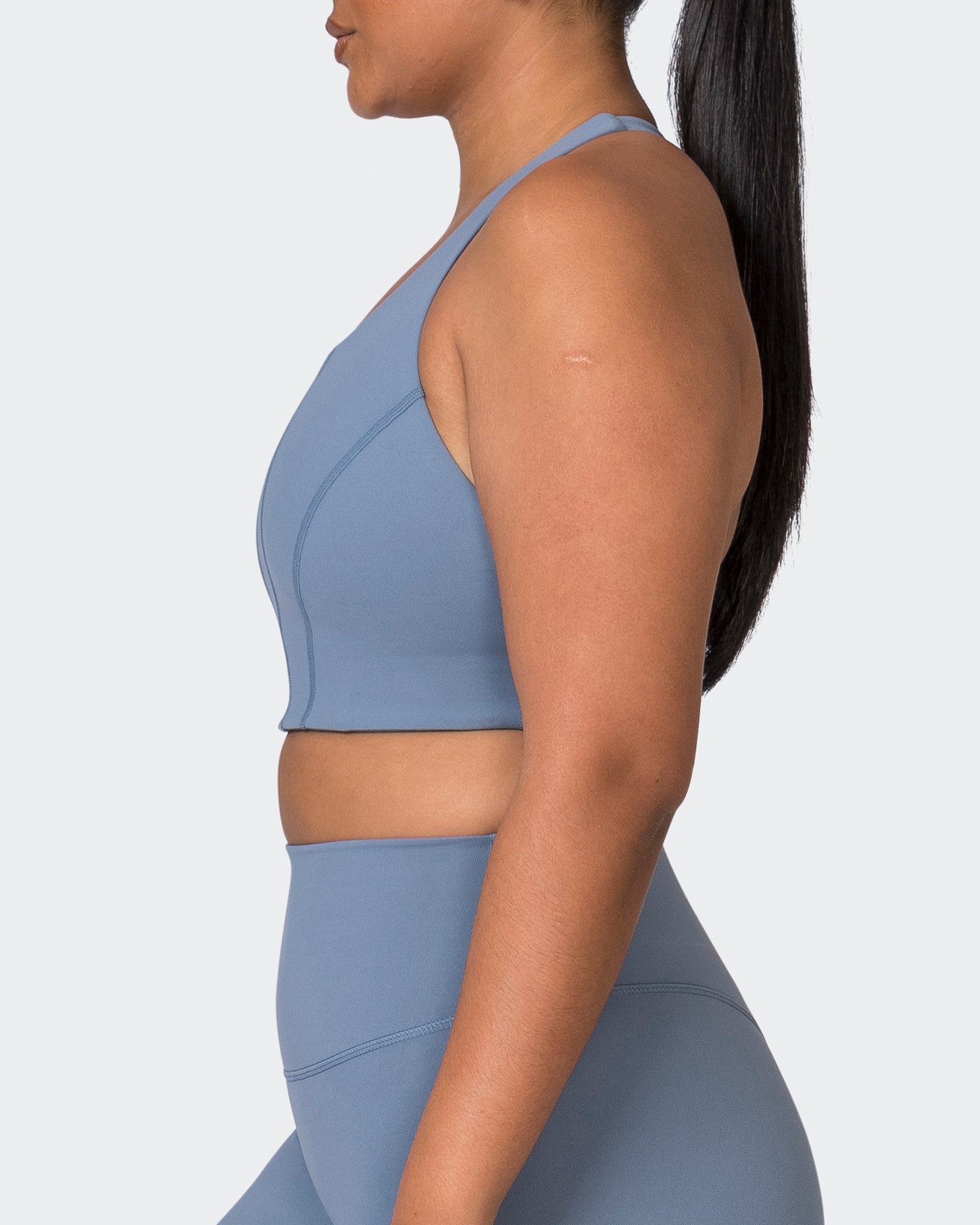 Snatched Bra - Stone Blue-Sports Bras-XS-052301STNBLU-XS-MNAPPRL24396-4-Muscle Nation