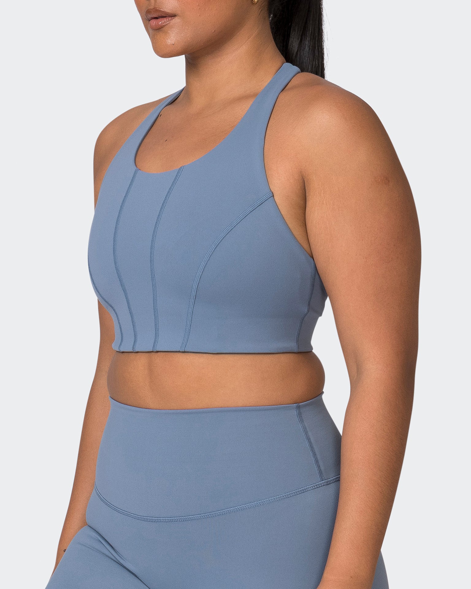 Snatched Bra - Stone Blue-Sports Bras-XS-052301STNBLU-XS-MNAPPRL24396-3-Muscle Nation
