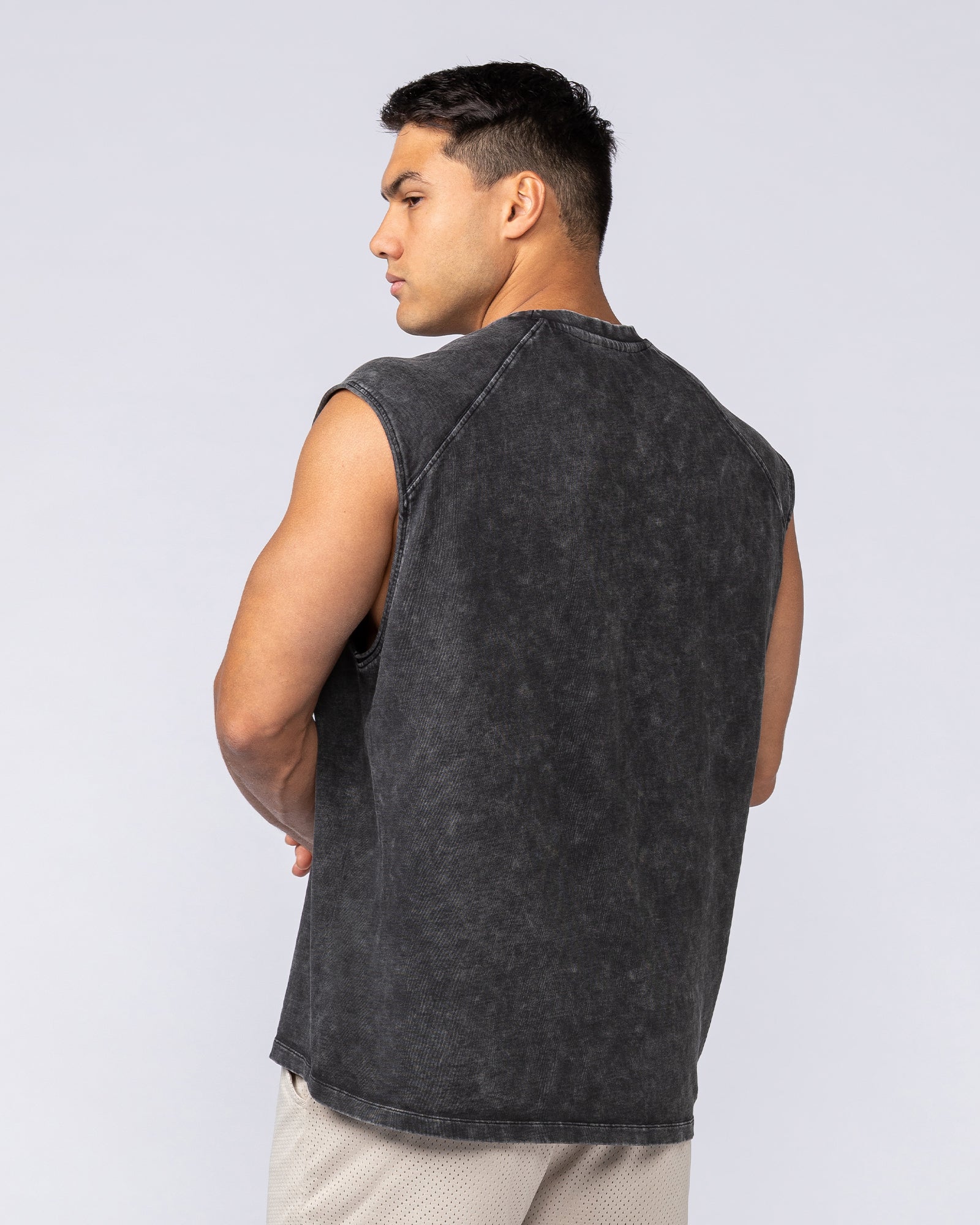 Take Flight Vintage Boxy Muscle Tank - Washed Black-Singlets & Tanks-S-082522WSHBLK-S-MNAPPRL43978-4-Muscle Nation