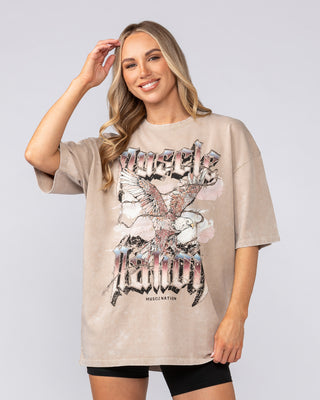 Take Flight Vintage Oversized Tee - Washed Beige-T-Shirts-XS-082535WBE-XS-MNAPPRL44001-7-Muscle Nation