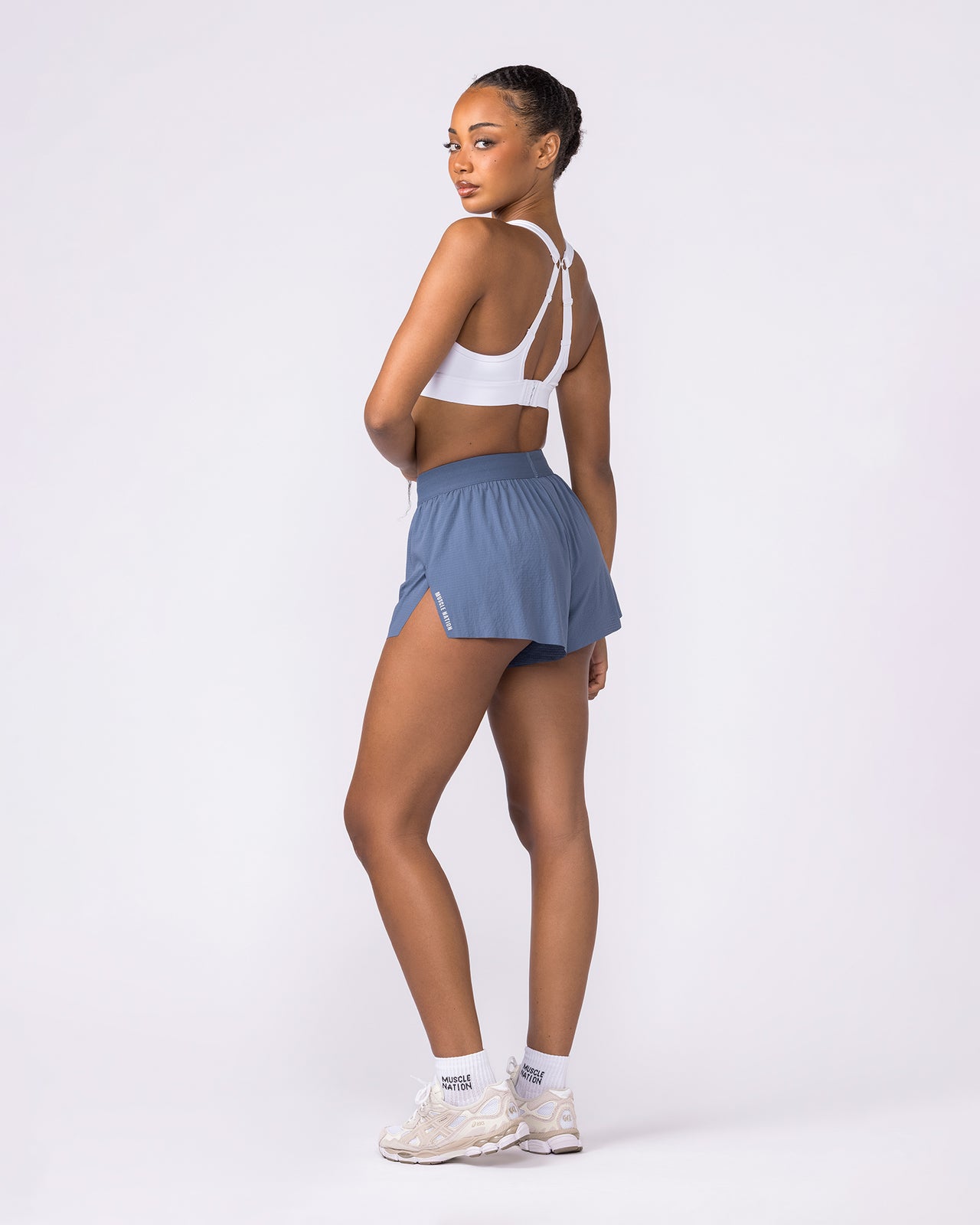 Tempo 3" Run Shorts - Arctic-Shorts-XXS-032650ARCTIC-XXS-MNAPPRL49368-8-Muscle Nation