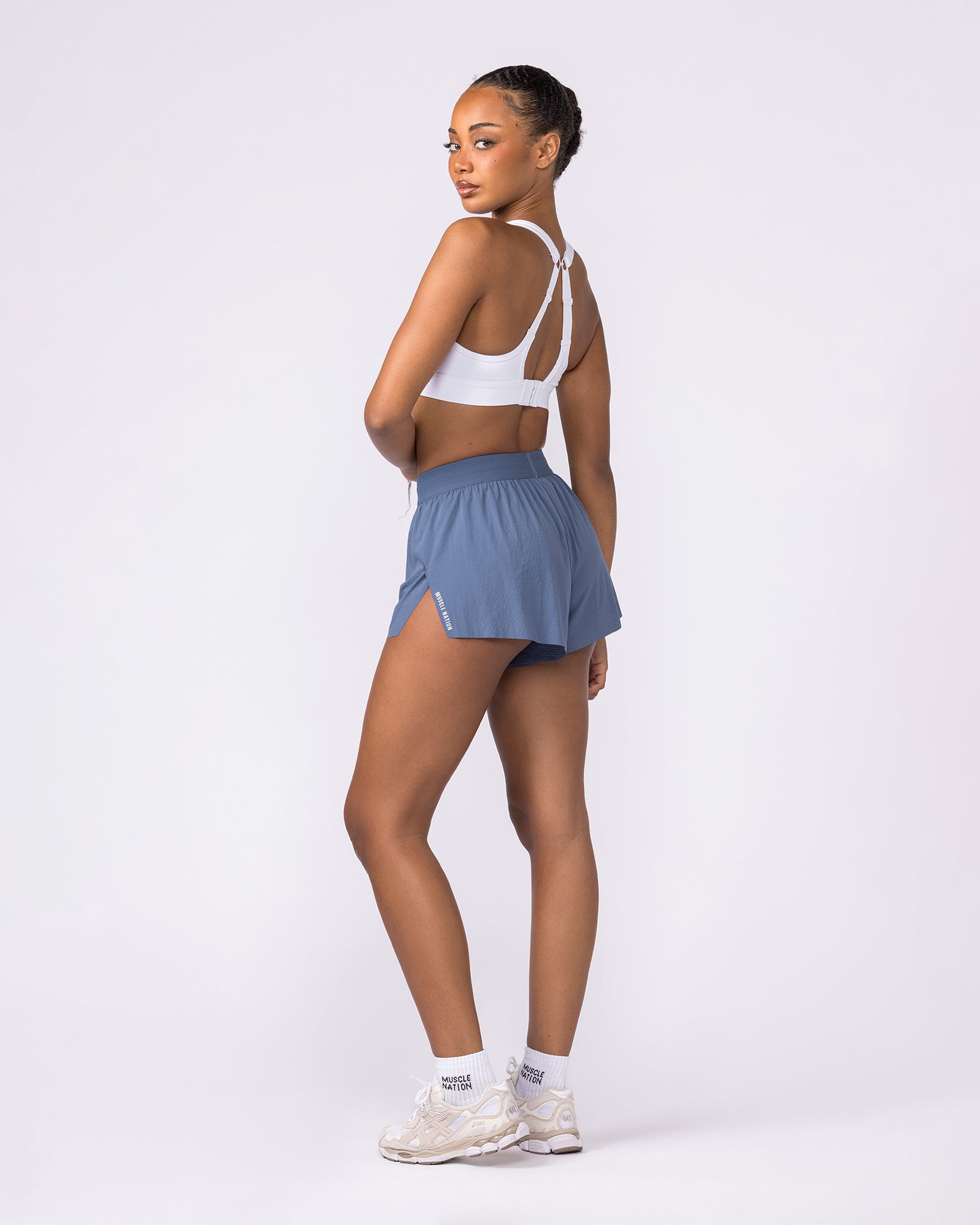 Tempo 3" Run Shorts - Arctic-Shorts-XXS-032650ARCTIC-XXS-MNAPPRL49368-8-Muscle Nation