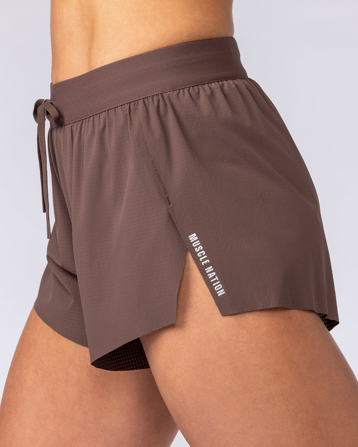 Tempo 3" Run Shorts - Chestnut