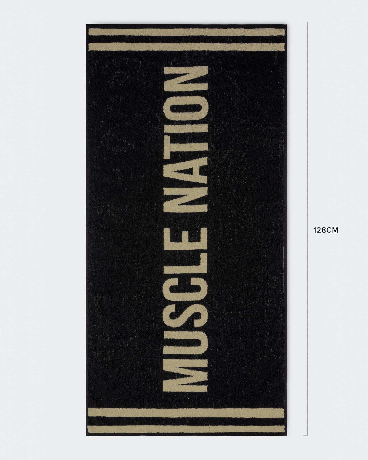 Gym Towel - Black / Stone-Accessories-Black / Stone-ACC022565BLKST-ONE-MNAPPRL42432-1-Muscle Nation