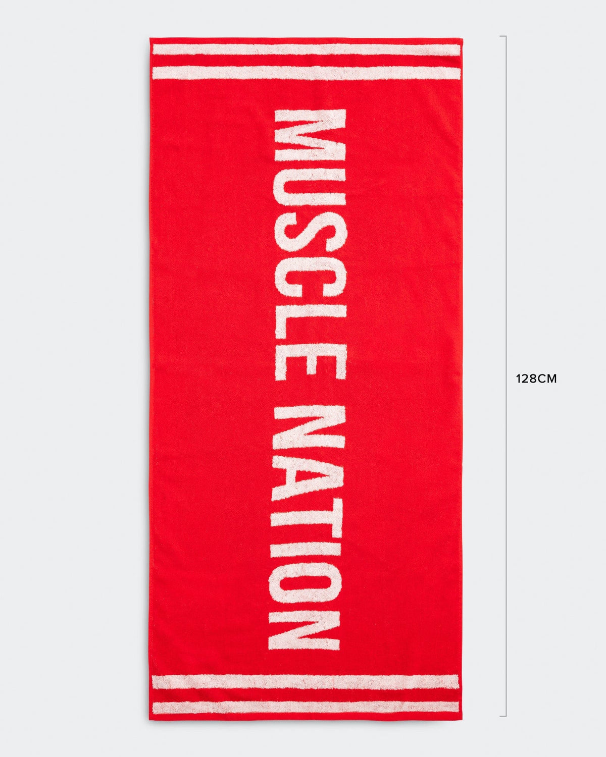 Gym Towel - Chilli/ White