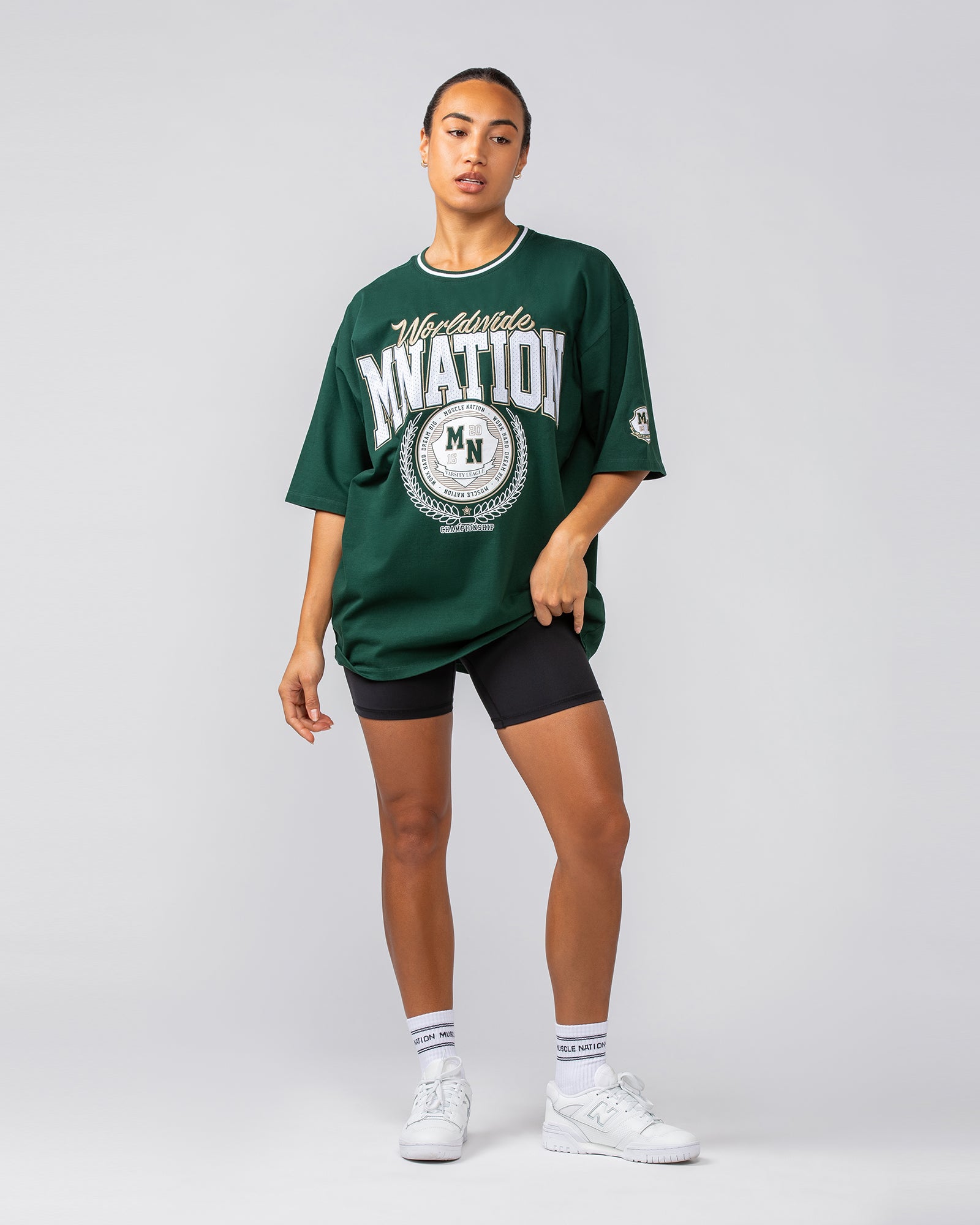 Free Play Oversized Tee - Pine