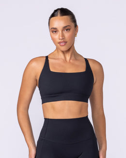 Ultimate Bra - Black-Sports Bras-XS-1125111BLK-XS-MNAPPRL46682-1-Muscle Nation