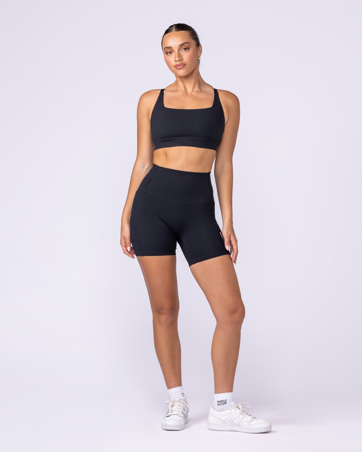 Ultimate Bra - Black-Sports Bras-XS-1125111BLK-XS-MNAPPRL46682-5-Muscle Nation