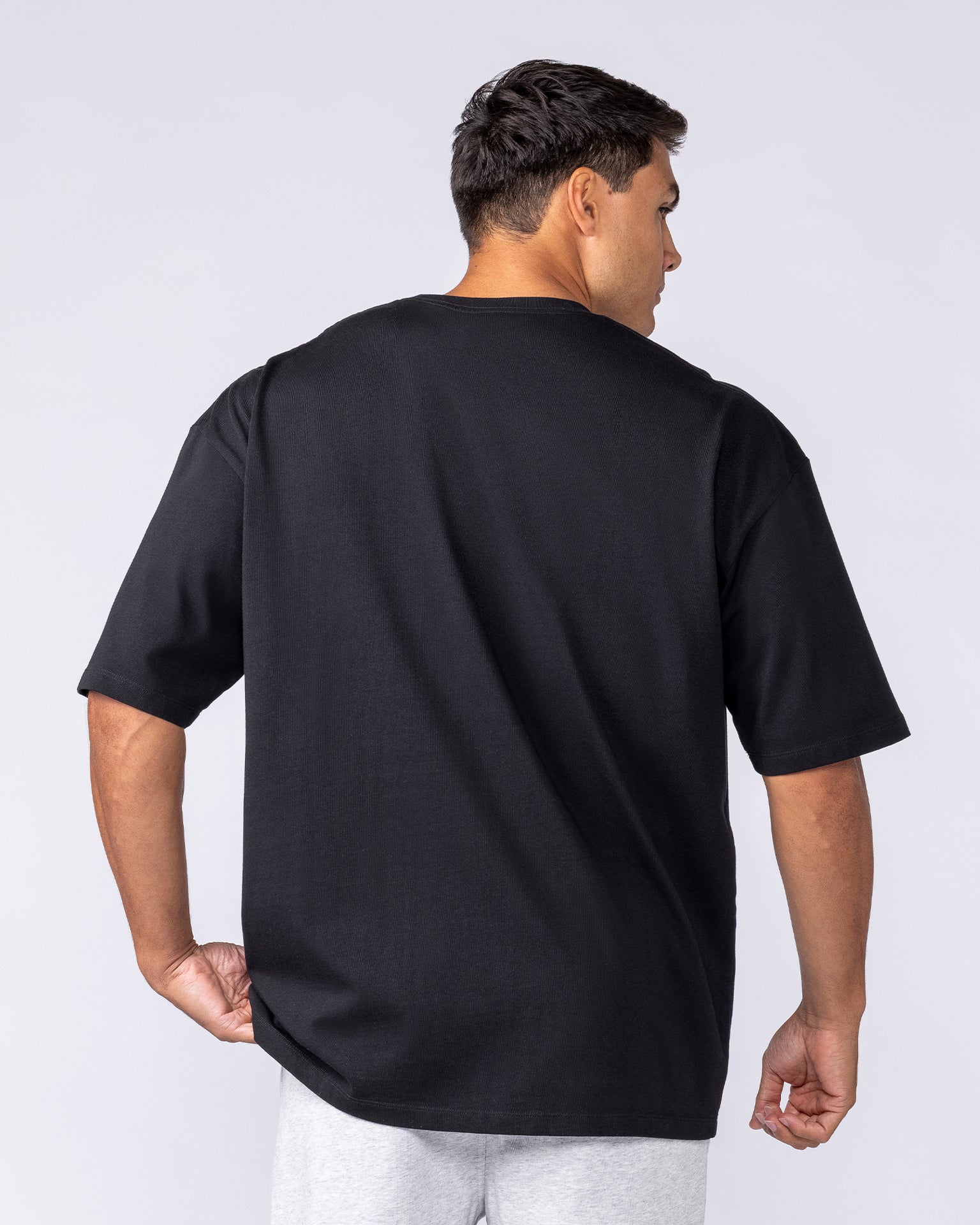 Unchained Oversized Tee - Black