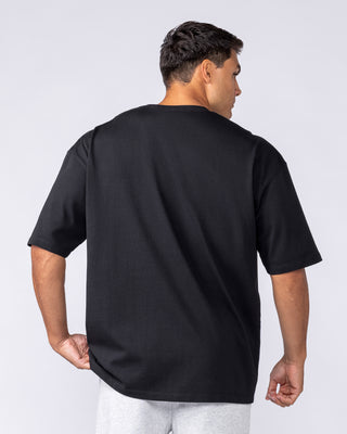 Unchained Oversized Tee - Black