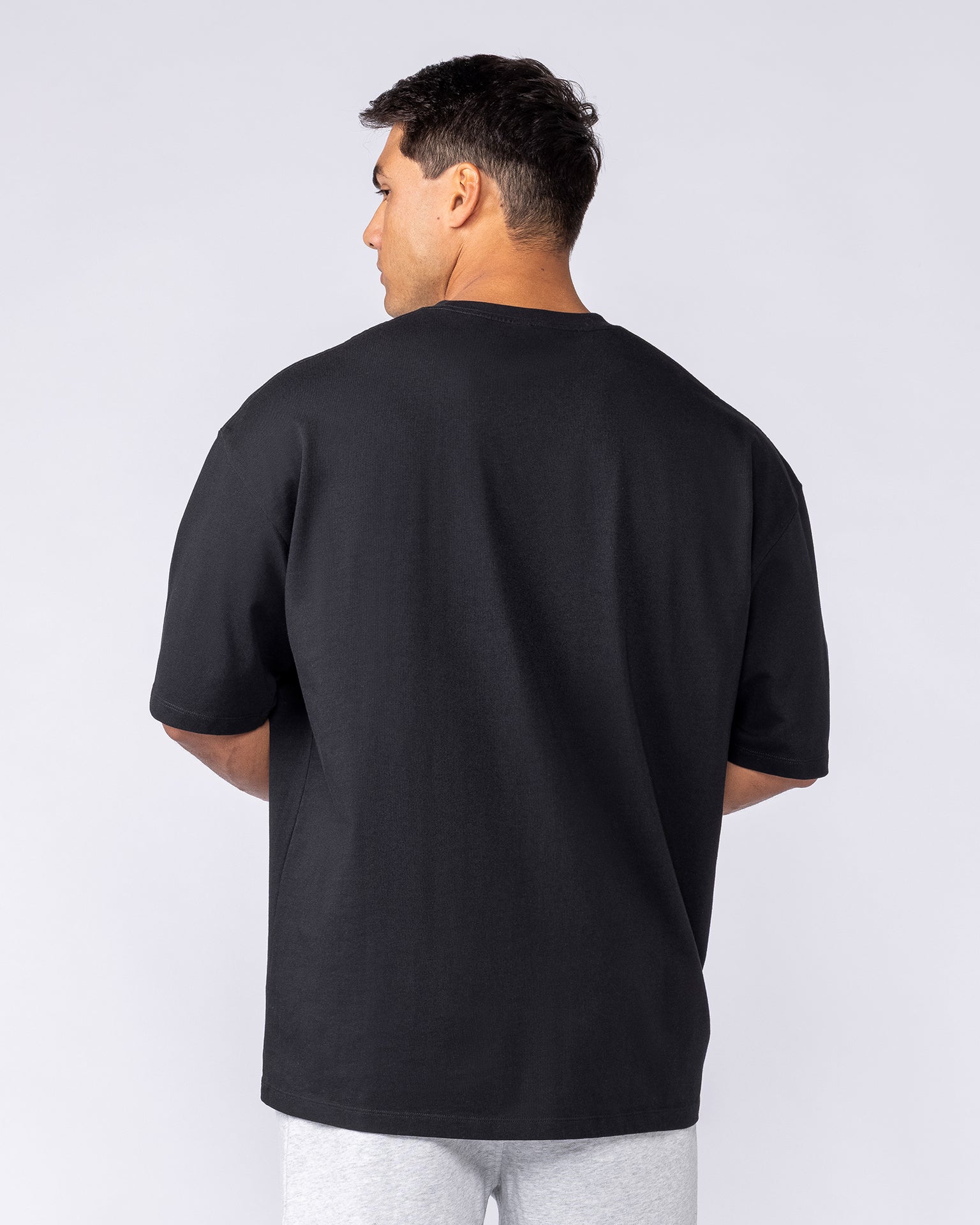Unchained Oversized Tee - Black