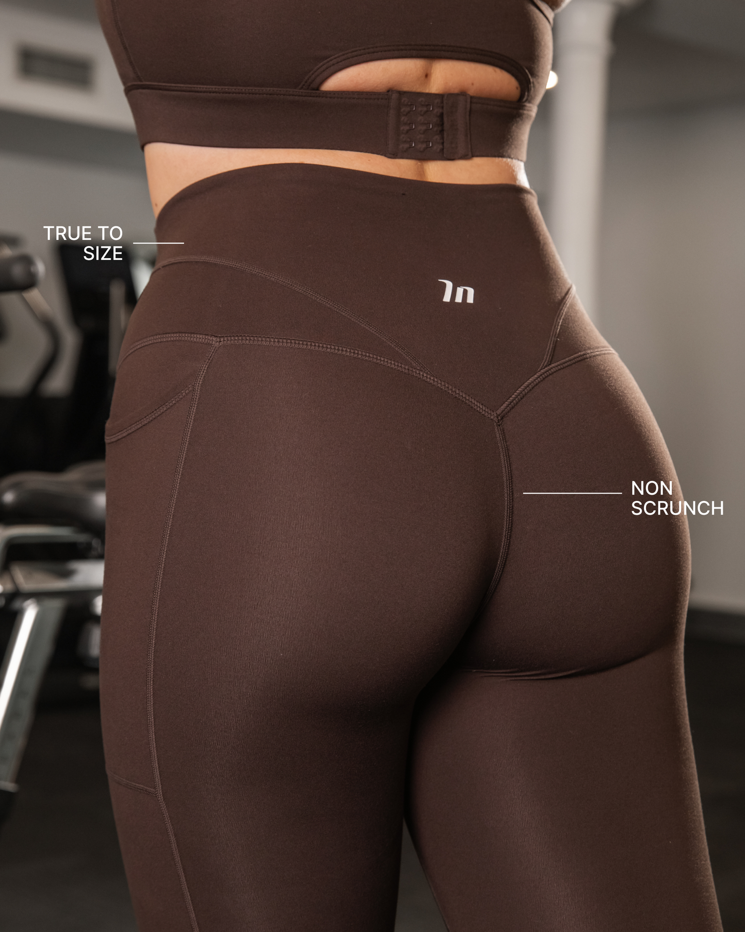 Unrivalled Everyday Pocket Ankle Leggings - Cocoa-Leggings-XXS-022504COCOA-XXS-MNAPPRL48877-9-Muscle Nation