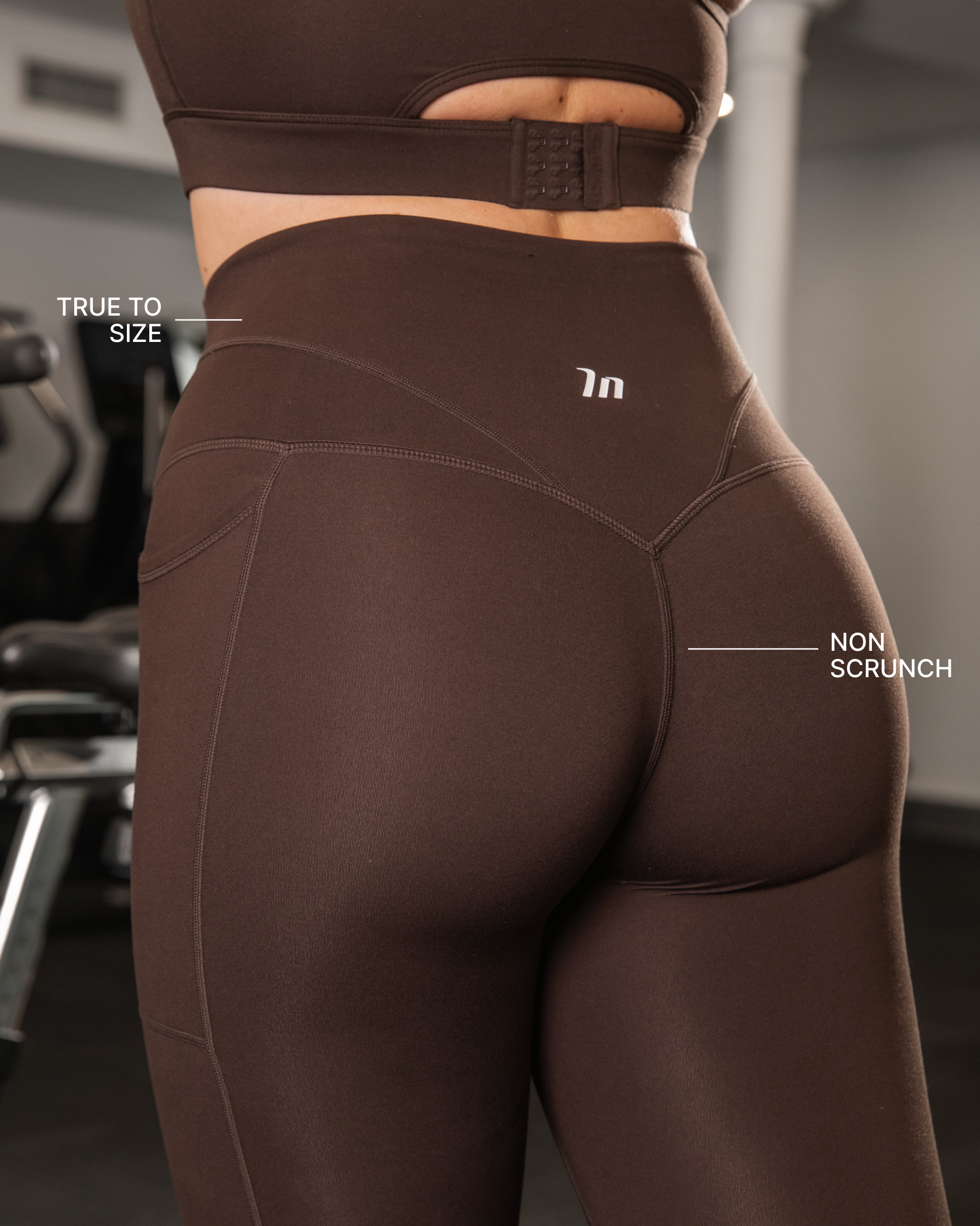Unrivalled Everyday Pocket Ankle Leggings - Cocoa-Leggings-XXS-022504COCOA-XXS-MNAPPRL48877-9-Muscle Nation