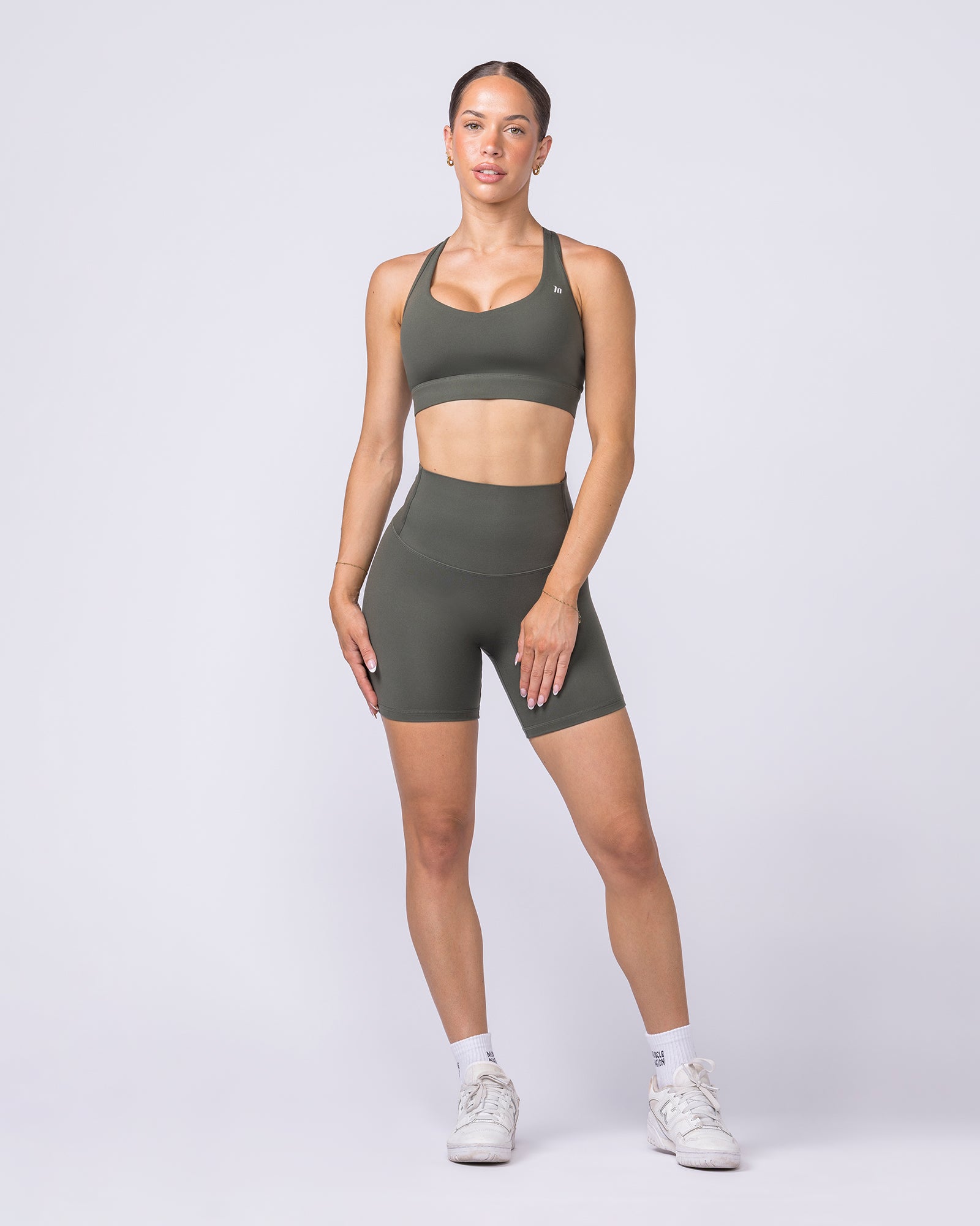 Unrivalled Bare Bike Shorts - Eucalyptus-Shorts-XXS-022632EUYPTS-XXS-MNAPPRL48762-9-Muscle Nation