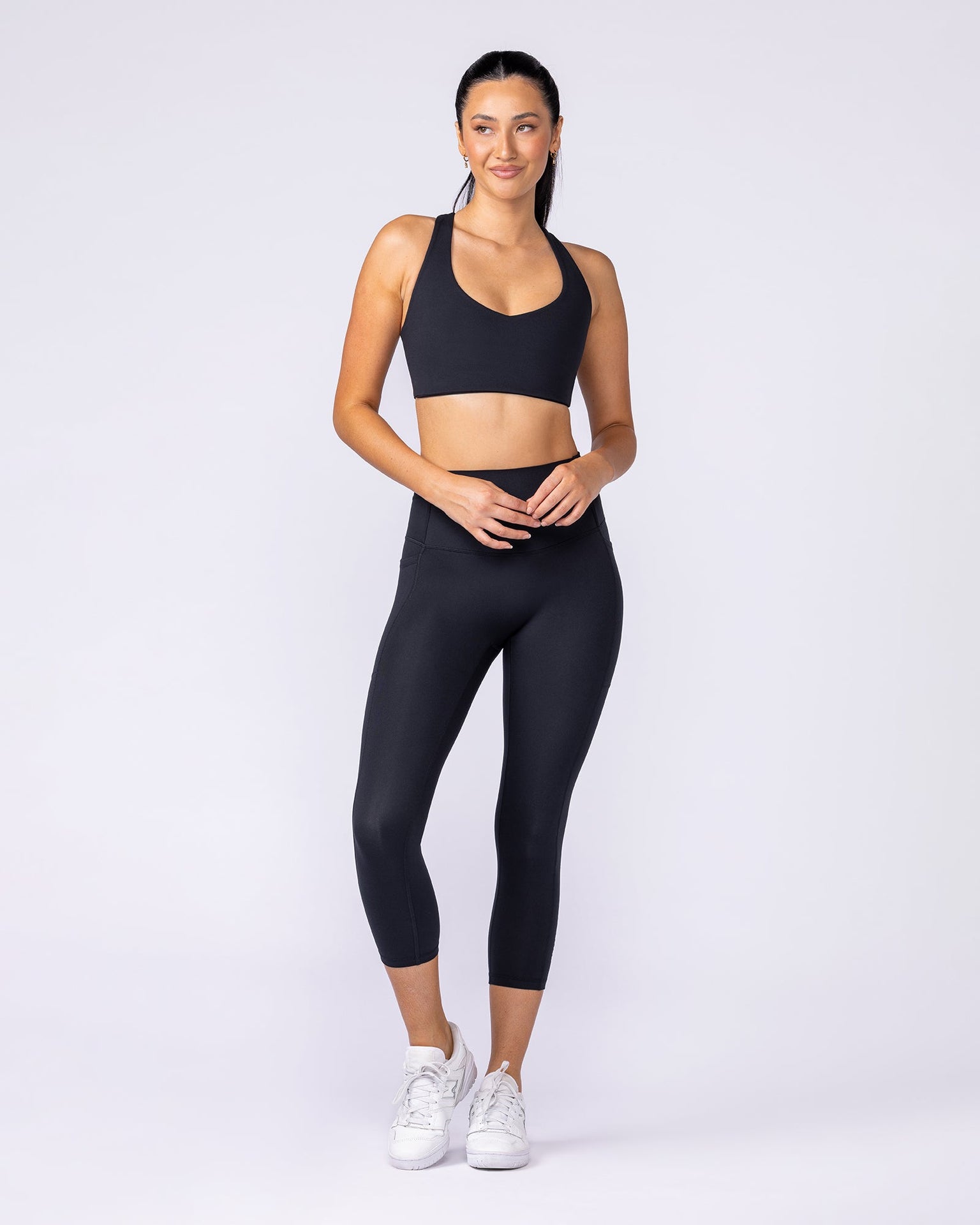 Unrivalled Everyday Pocket 7/8 Leggings - Black-Leggings-XXS-1125117BLK-XXS-MNAPPRL46714-6-Muscle Nation