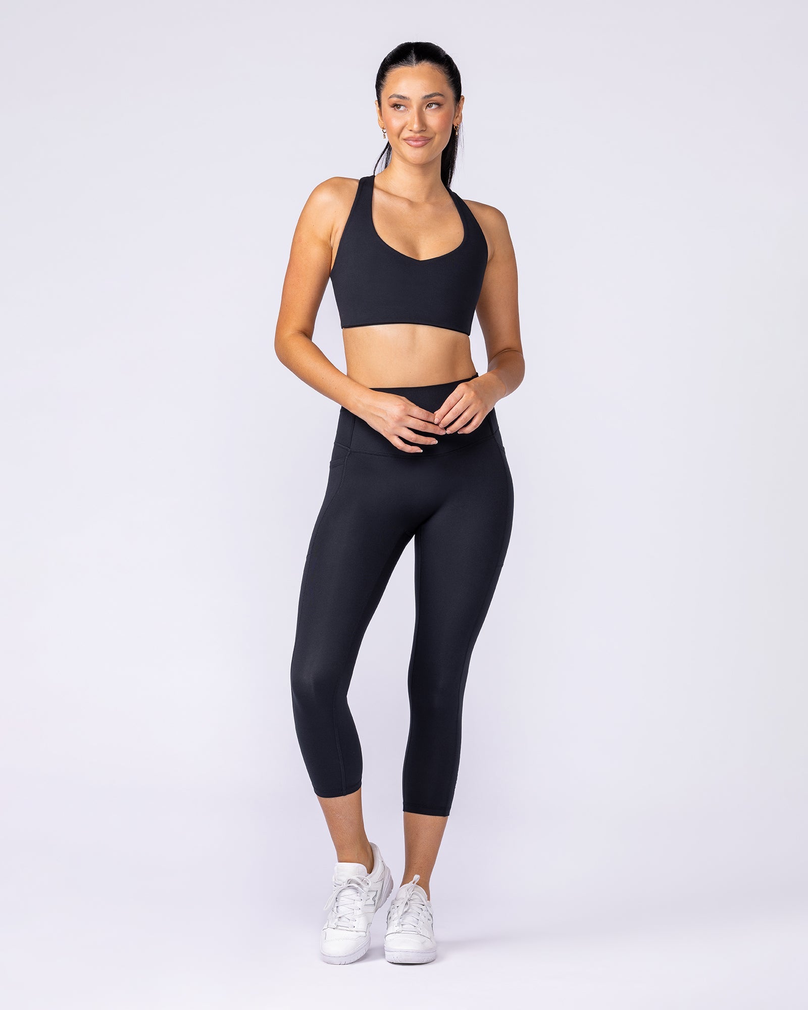 Unrivalled Everyday Pocket 7/8 Leggings - Black-Leggings-XXS-1125117BLK-XXS-MNAPPRL46714-6-Muscle Nation