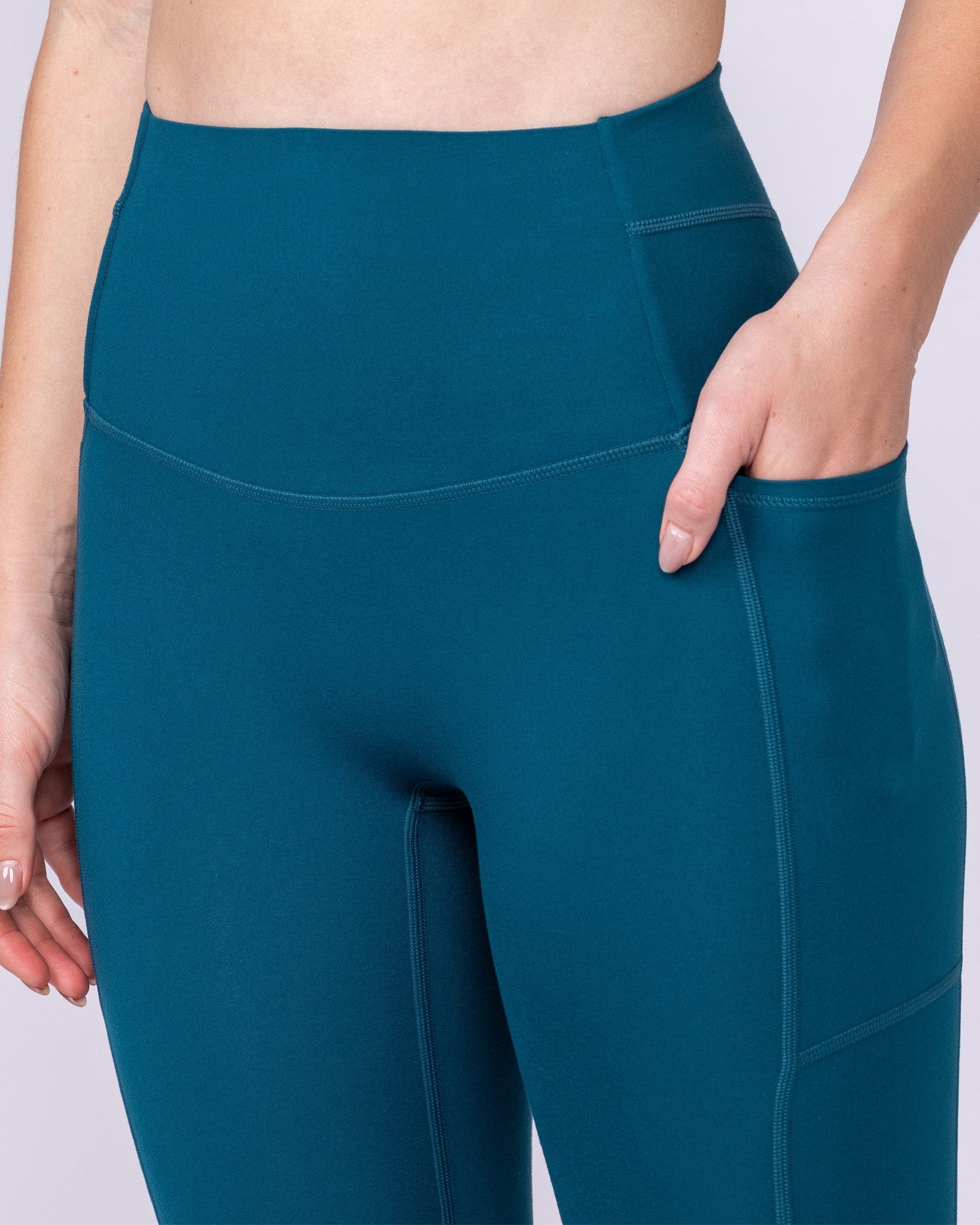 Unrivalled Everyday Pocket Ankle Leggings - Dark Marine-Leggings-XXS-1125115DRKMRN-XXS-MNAPPRL46732-2-Muscle Nation