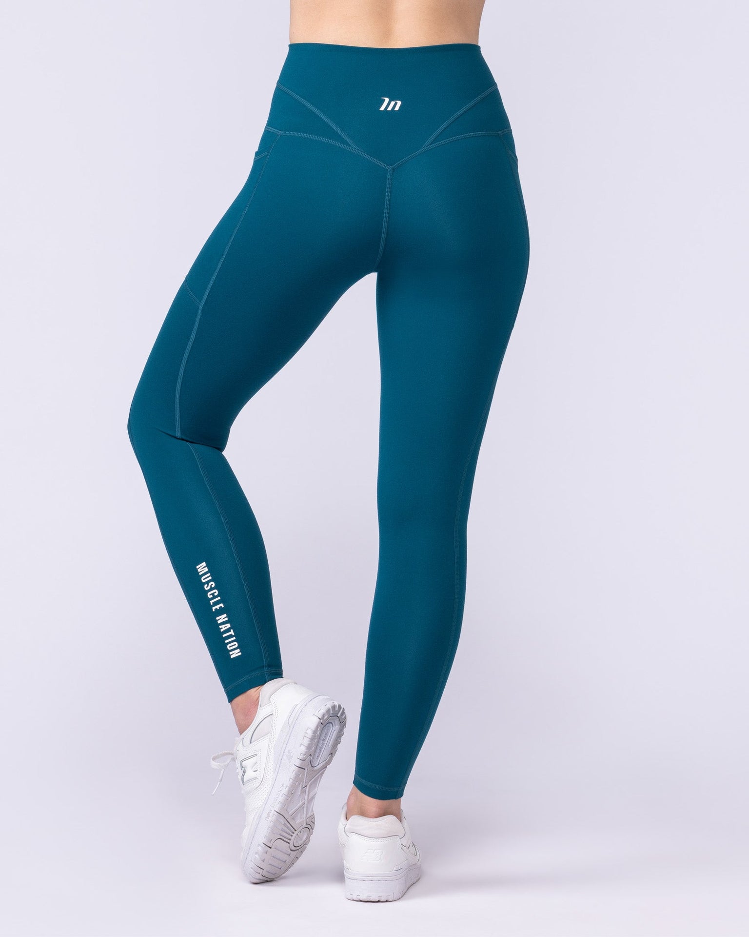 Unrivalled Everyday Pocket Ankle Leggings - Dark Marine-Leggings-XXS-1125115DRKMRN-XXS-MNAPPRL46732-5-Muscle Nation