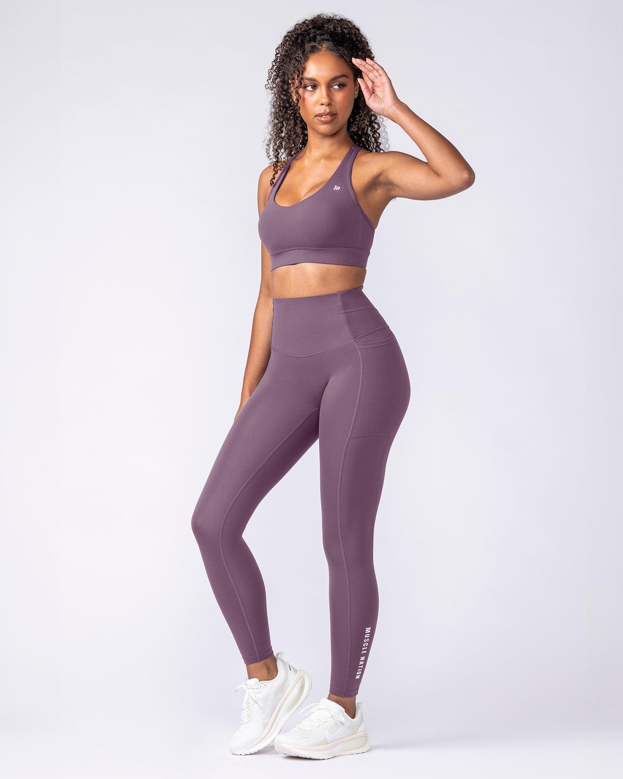 Unrivalled Everyday Pocket Ankle Leggings - Dark Thistle