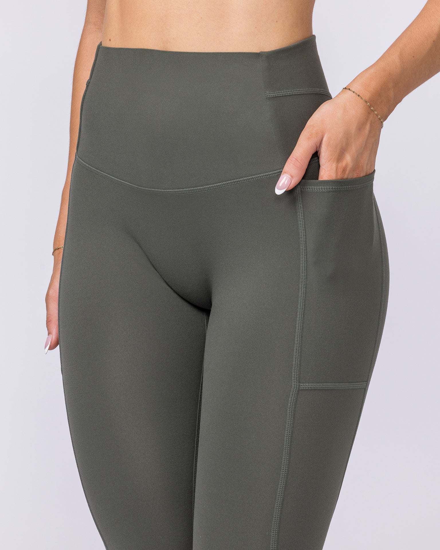 Unrivalled Everyday Pocket Ankle Leggings - Eucalyptus-Leggings-XXS-022611EUYPTS-XXS-MNAPPRL48497-5-Muscle Nation