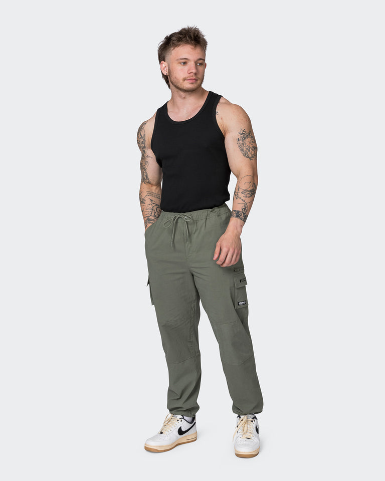 Mens Cargo Pants - Boa Green