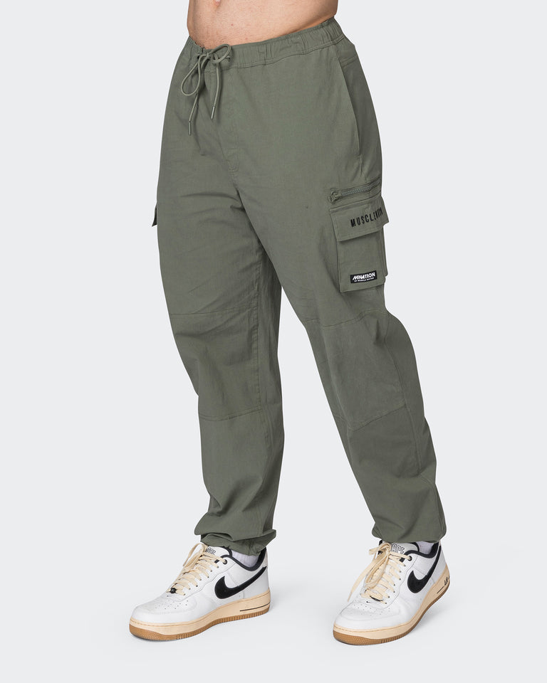 Mens Cargo Pants - Boa Green