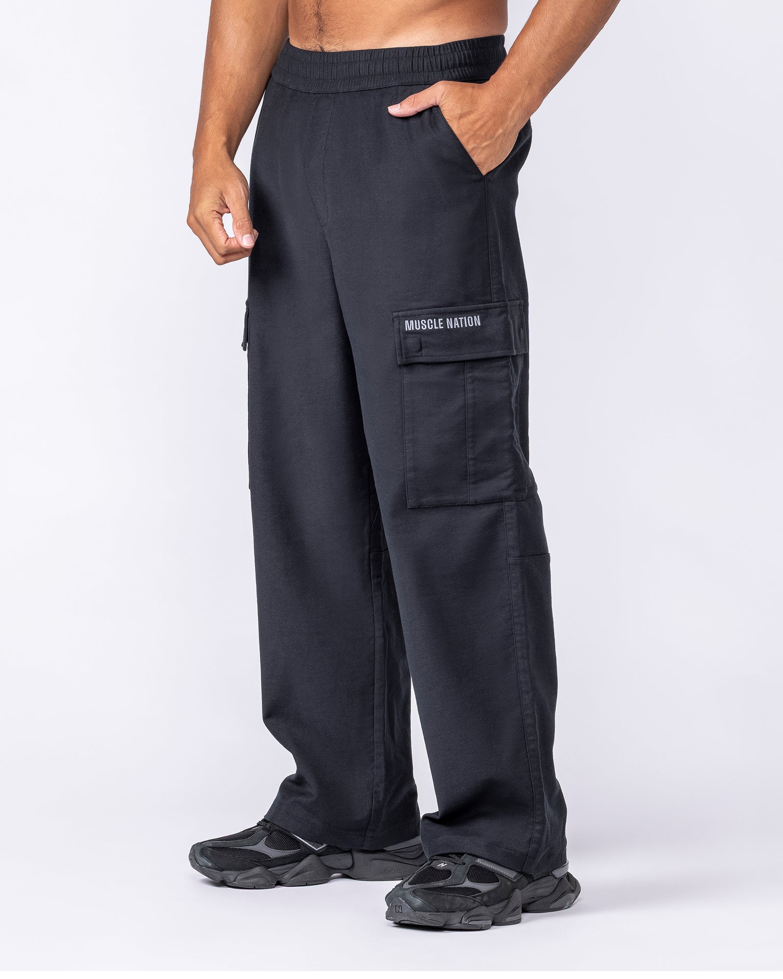 Utility Cargo Pants - Black