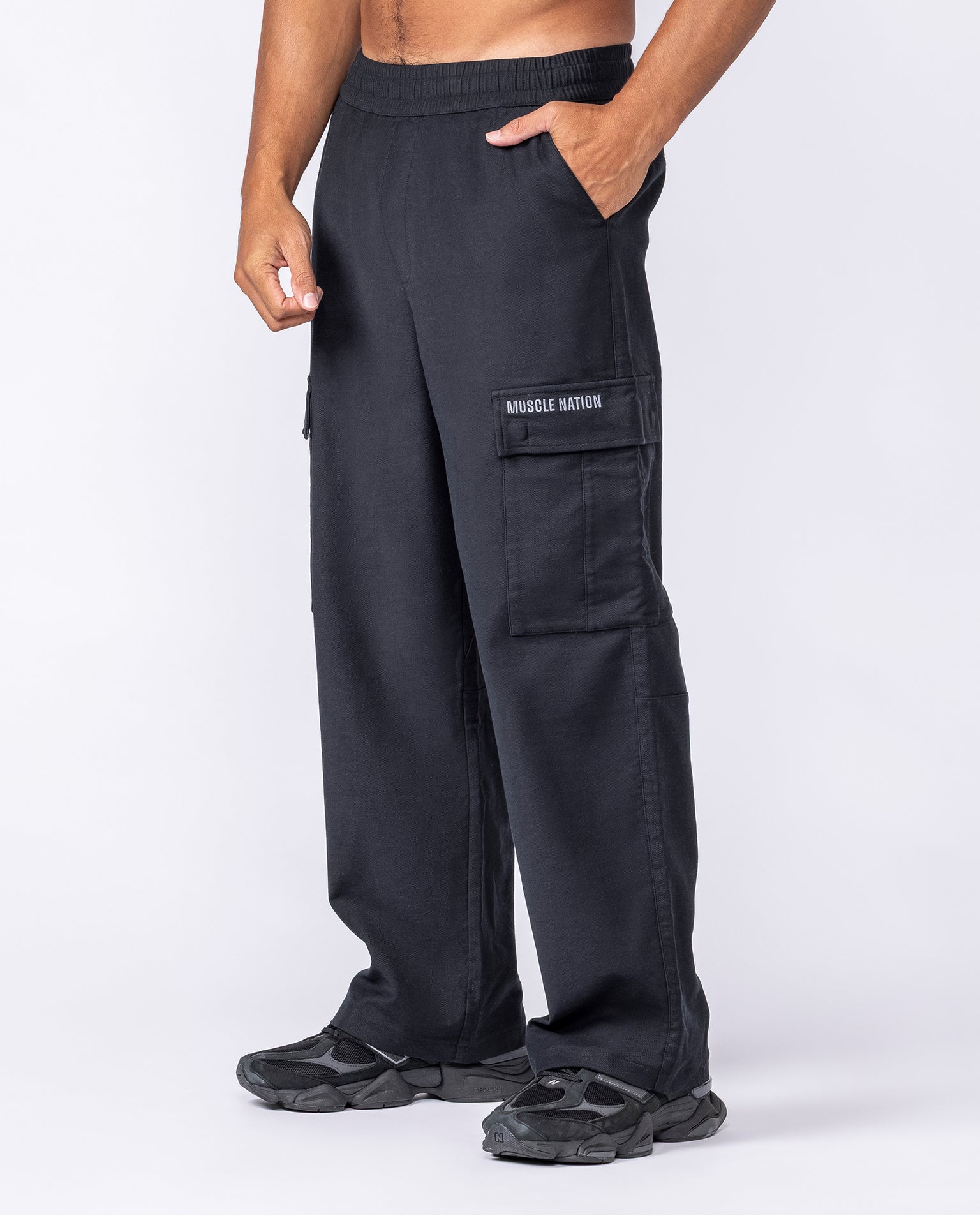 Utility Cargo Pants - Black