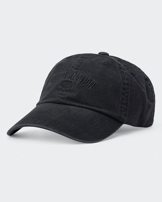 Distressed Dad Cap-Headwear-Washed Black-AC062254WSHBLK-ONE-MNAPPRL25351-2-Muscle Nation